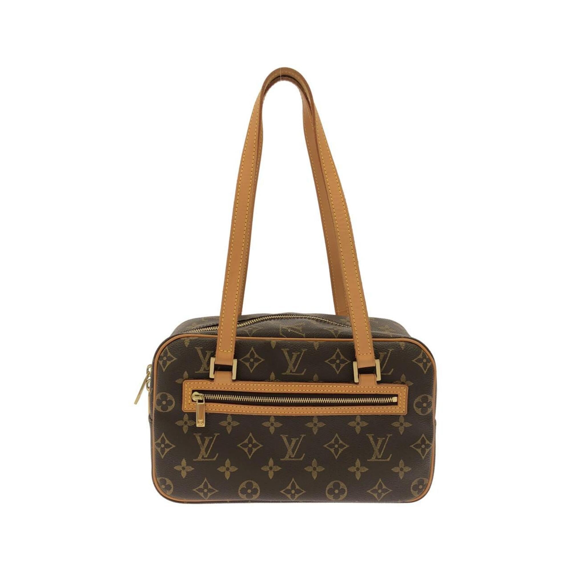 Louis Vuitton Monogram Marron Coated Canvas Shoulder Bag (Pre-Owned)