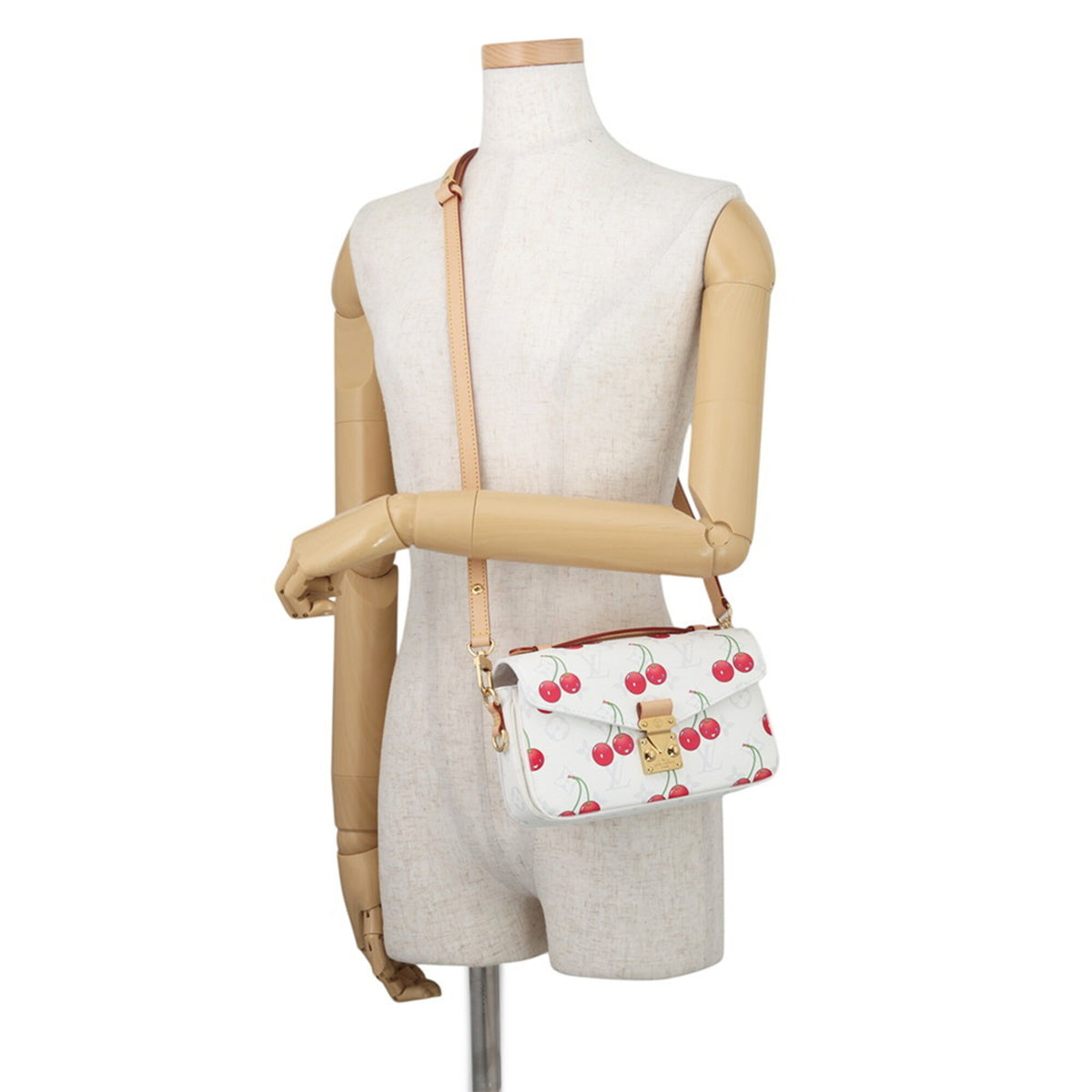 Louis Vuitton Monogram Cherry Monogram Cherry White Handbag Shoulder Bag (Pre-Owned)