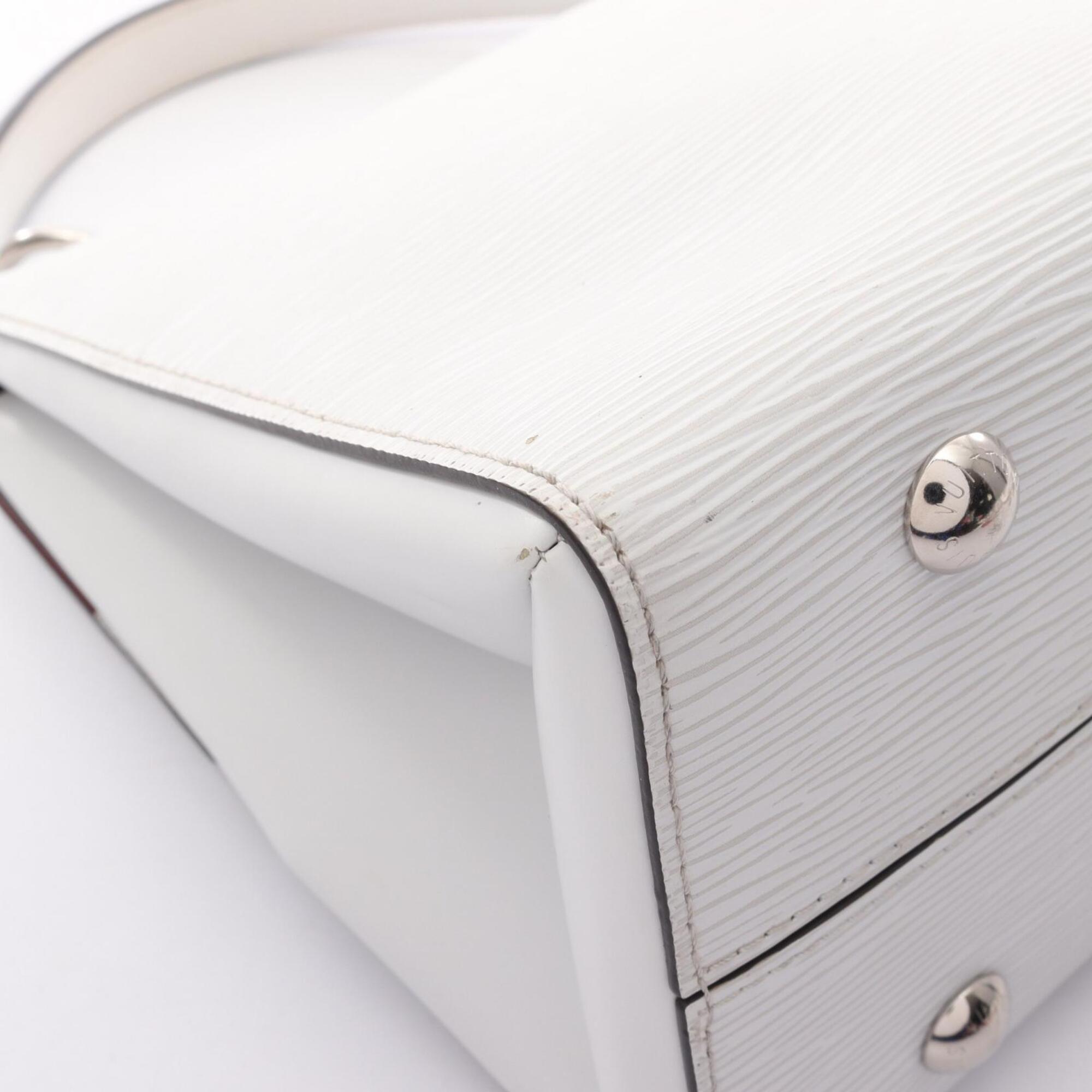 Louis Vuitton Epi Blanc White Epi Leather Handbag (Pre-Owned)