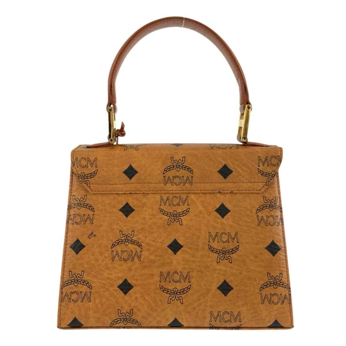 Mcm Brown Pvc Handbag Shoulder Bag (Pre-Owned)