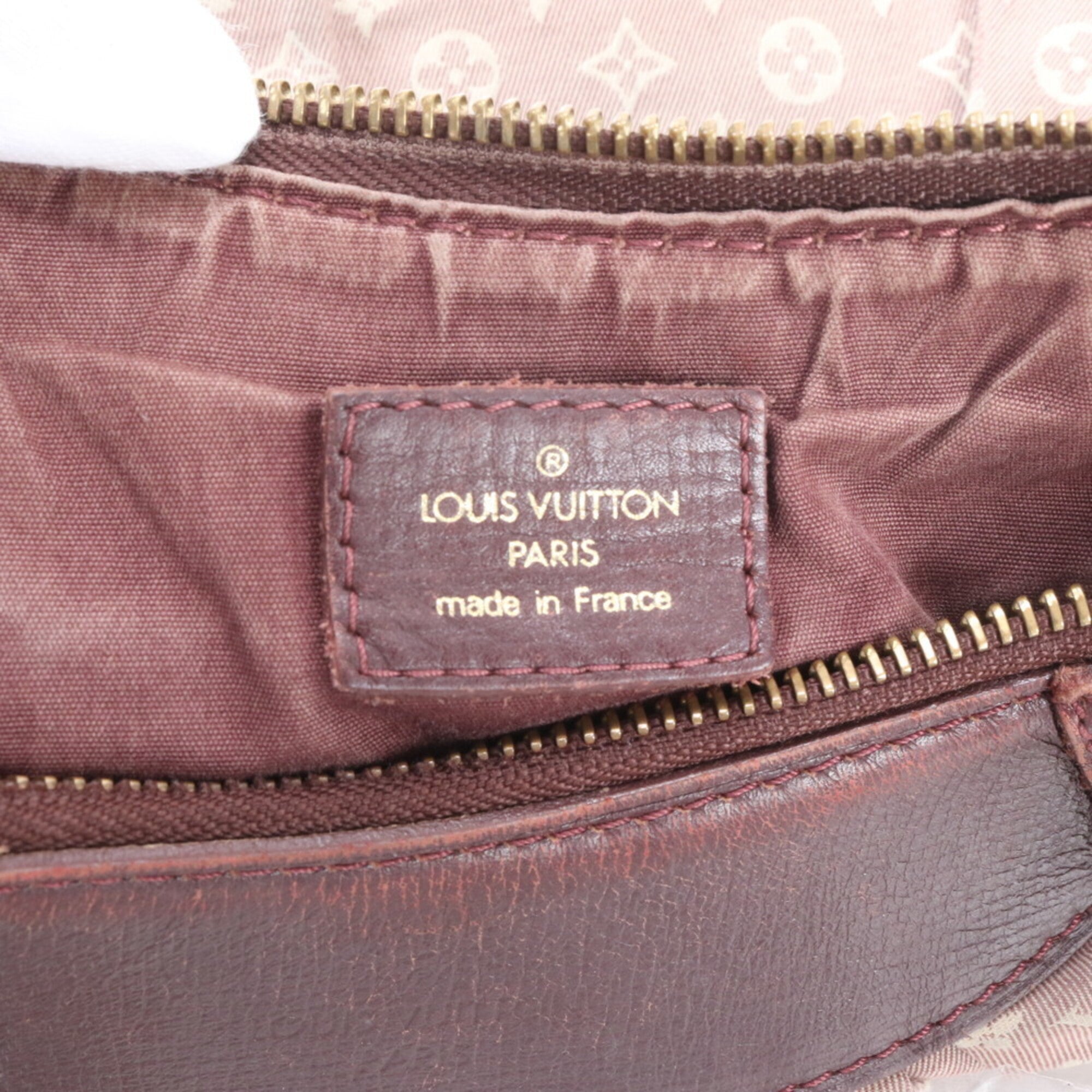 Louis Vuitton Monogram Sepia Leather Canvas Shoulder Bag (Pre-Owned)