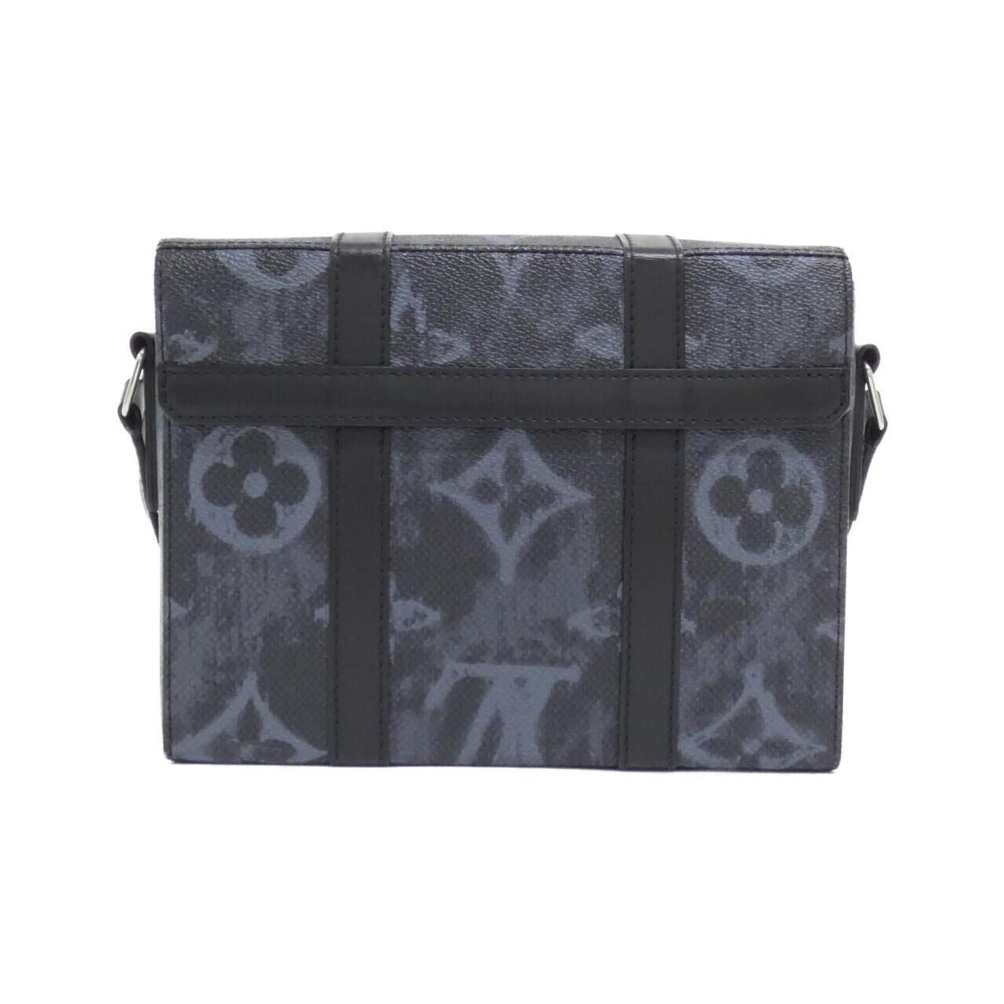 Louis Vuitton Black Noir Coated Canvas Shoulder Bag (Pre-Owned)
