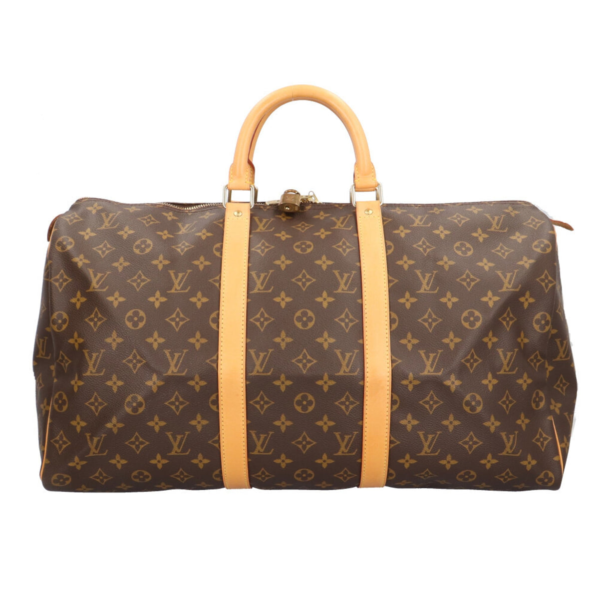 Louis Vuitton Brown Monogram Canvas Boston Bag Handbag (Pre-Owned)