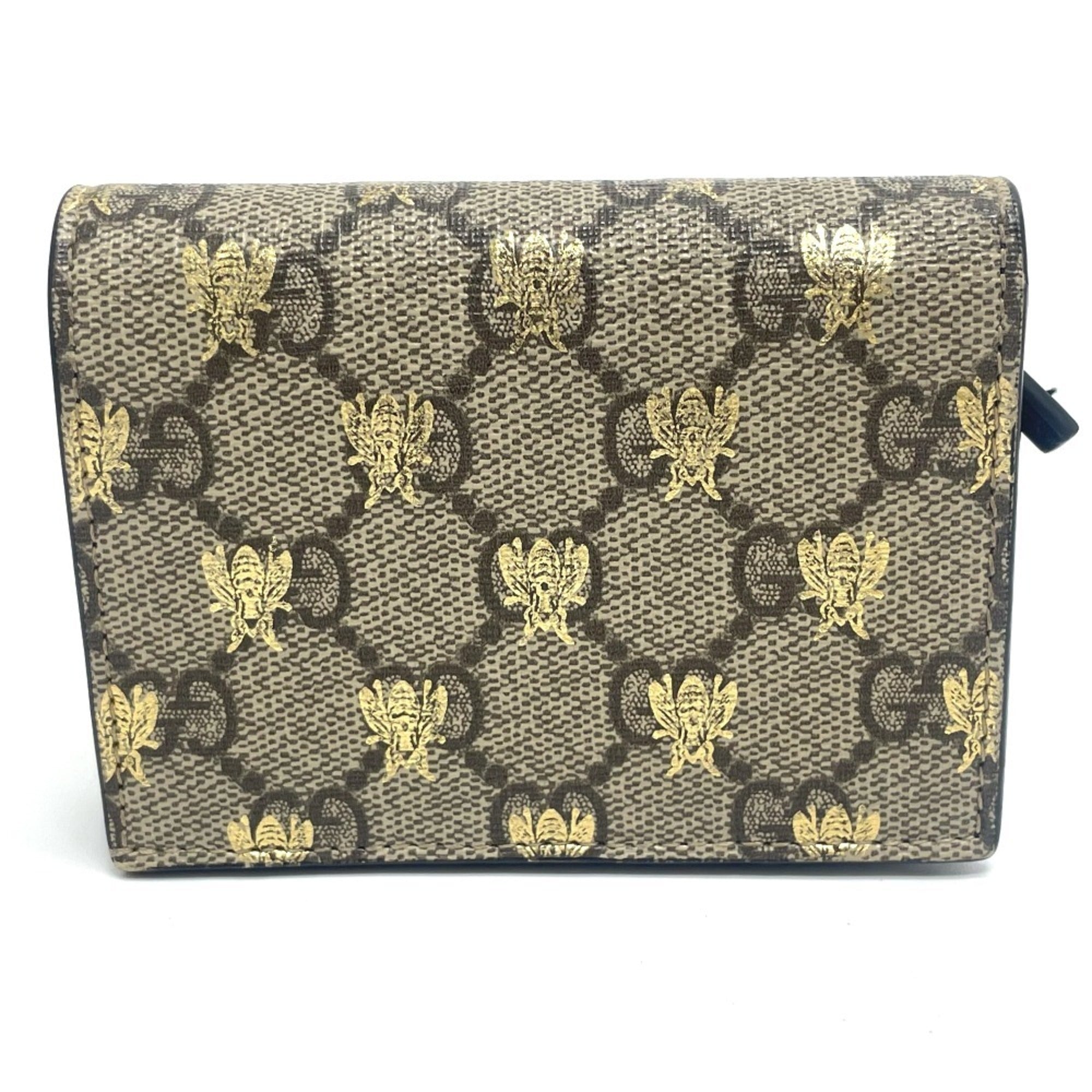 Gucci Beige Gg Supreme Wallet (Bi-Fold) (Pre-Owned)