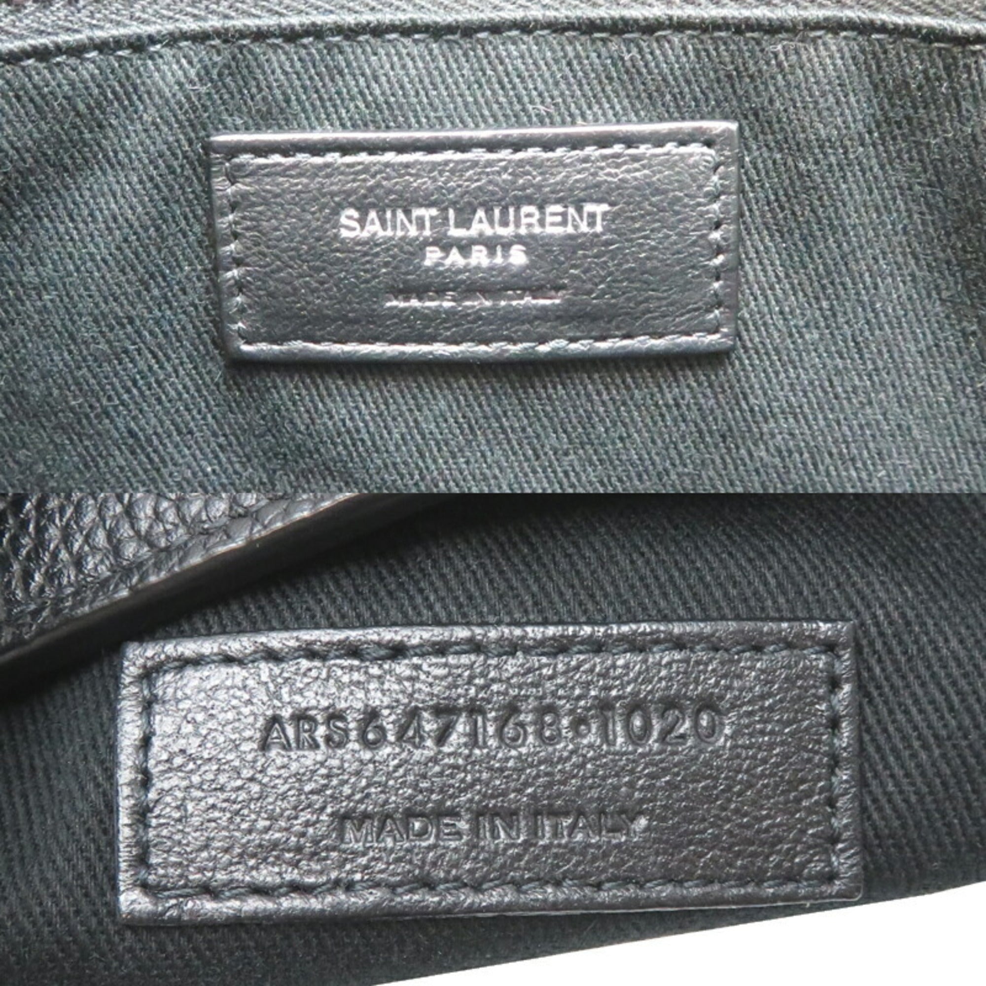 Saint Laurent Black Leather Tote Bag (Pre-Owned)