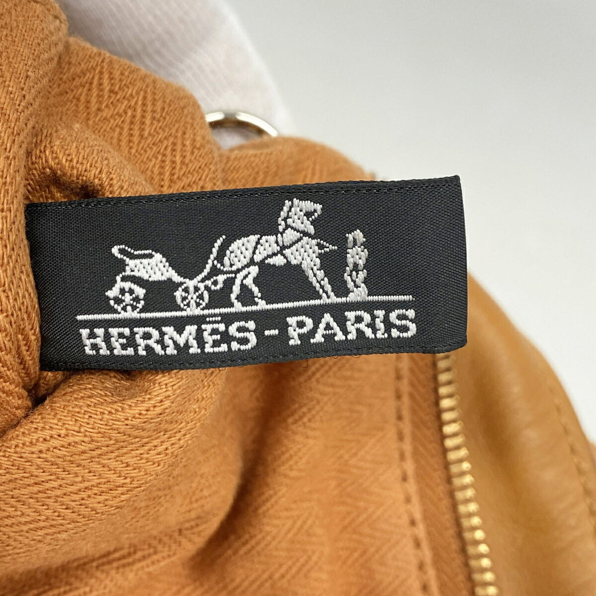 Hermes Brown Leather Tote Bag (Pre-Owned)