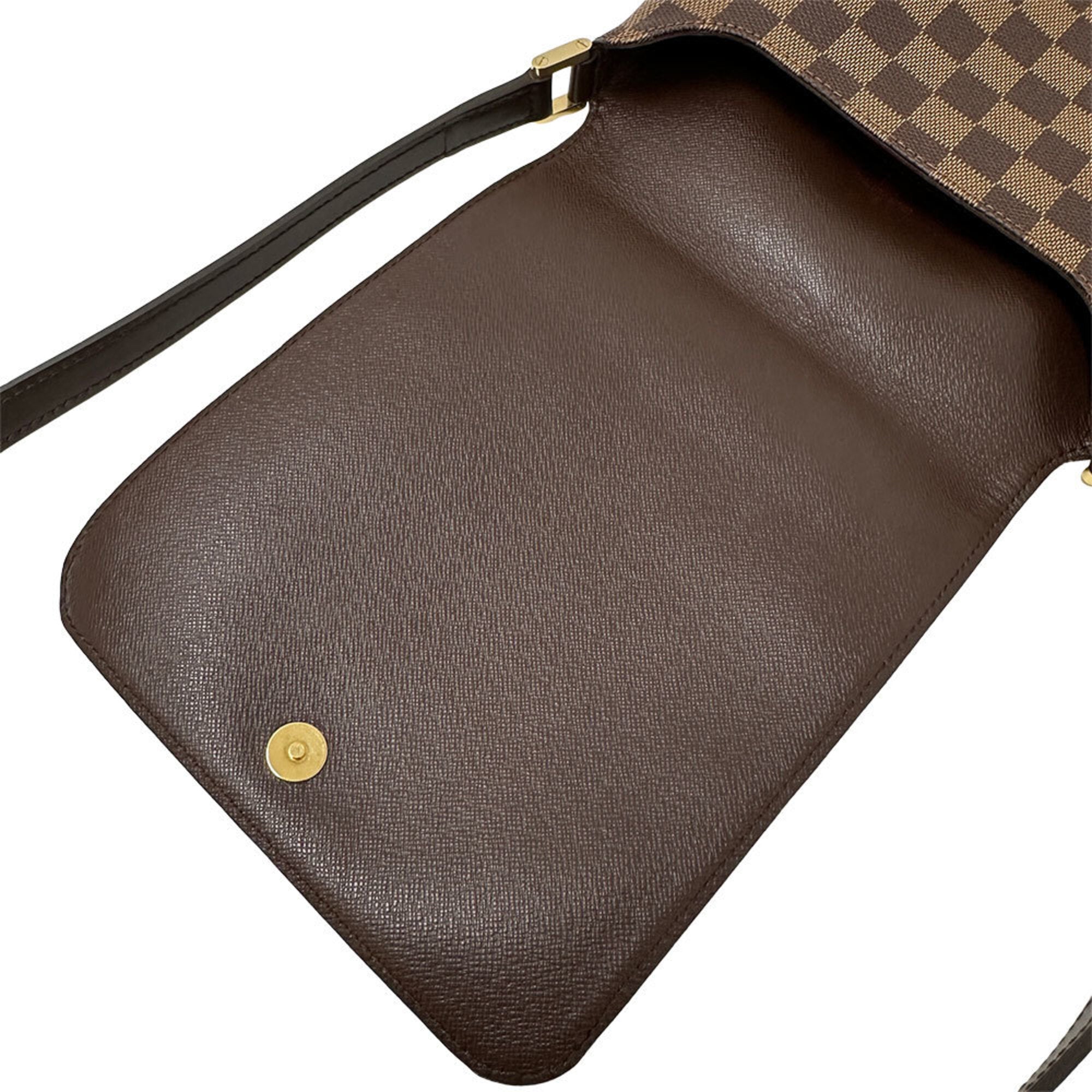 Louis Vuitton Brown Damier Canvas Handbag Shoulder Bag (Pre-Owned)