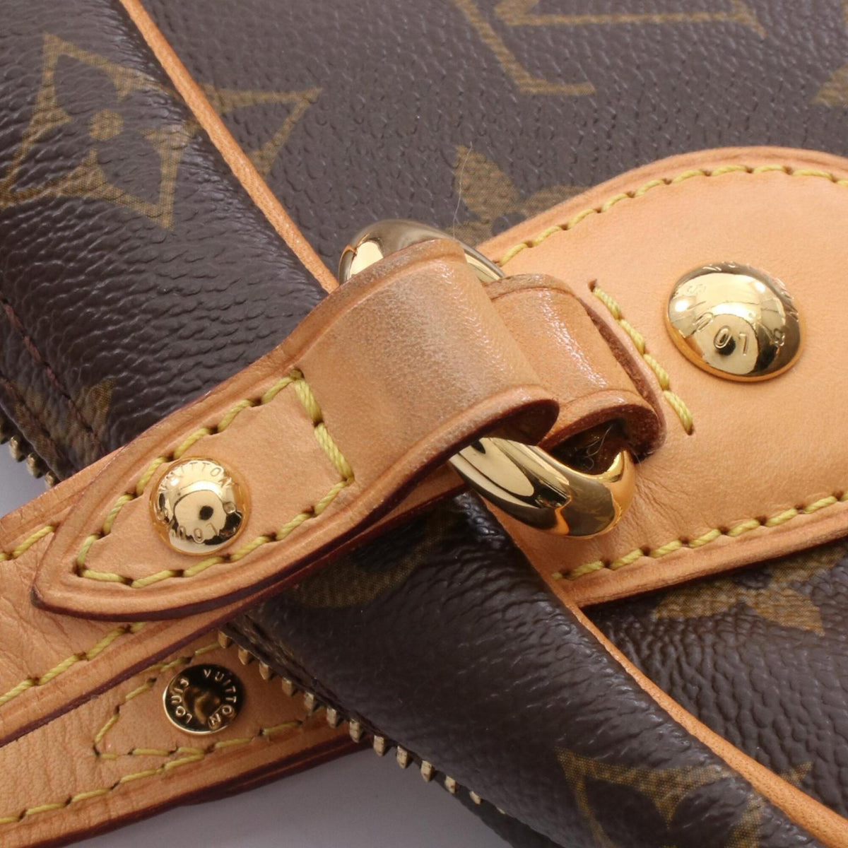 Louis Vuitton Brown Monogram Monogram Leather Handbag Shoulder Bag (Pre-Owned)