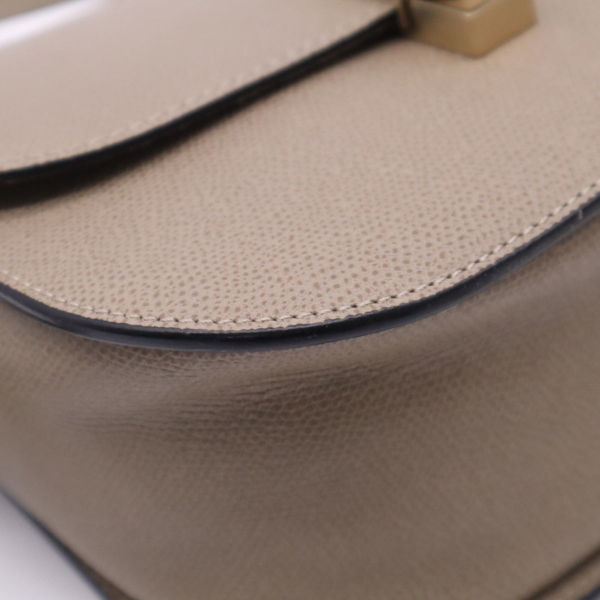 Valextra Brown Leather Shoulder Bag (Pre-Owned)