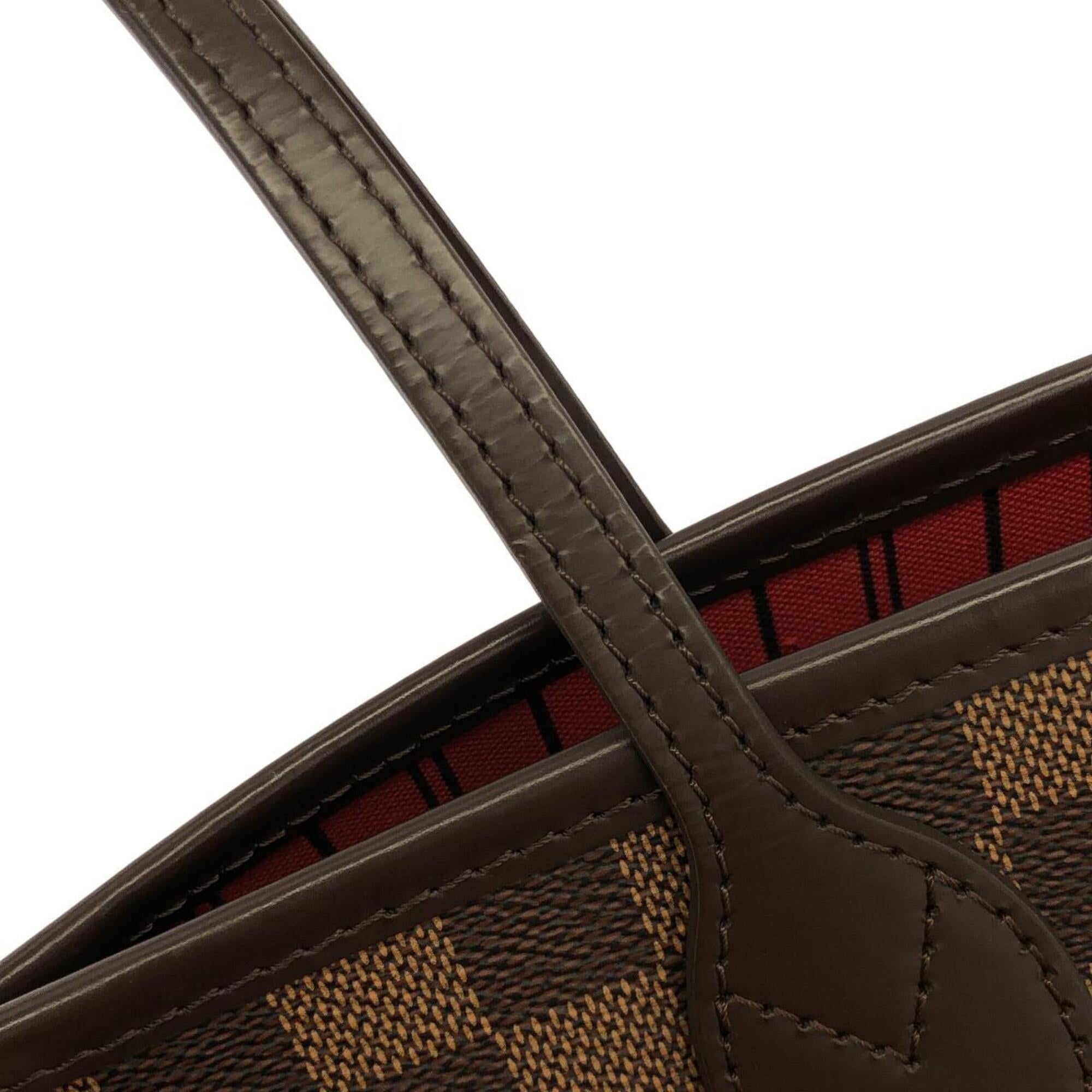 Louis Vuitton Ebene Coated Canvas Handbag Pouch (Pre-Owned)