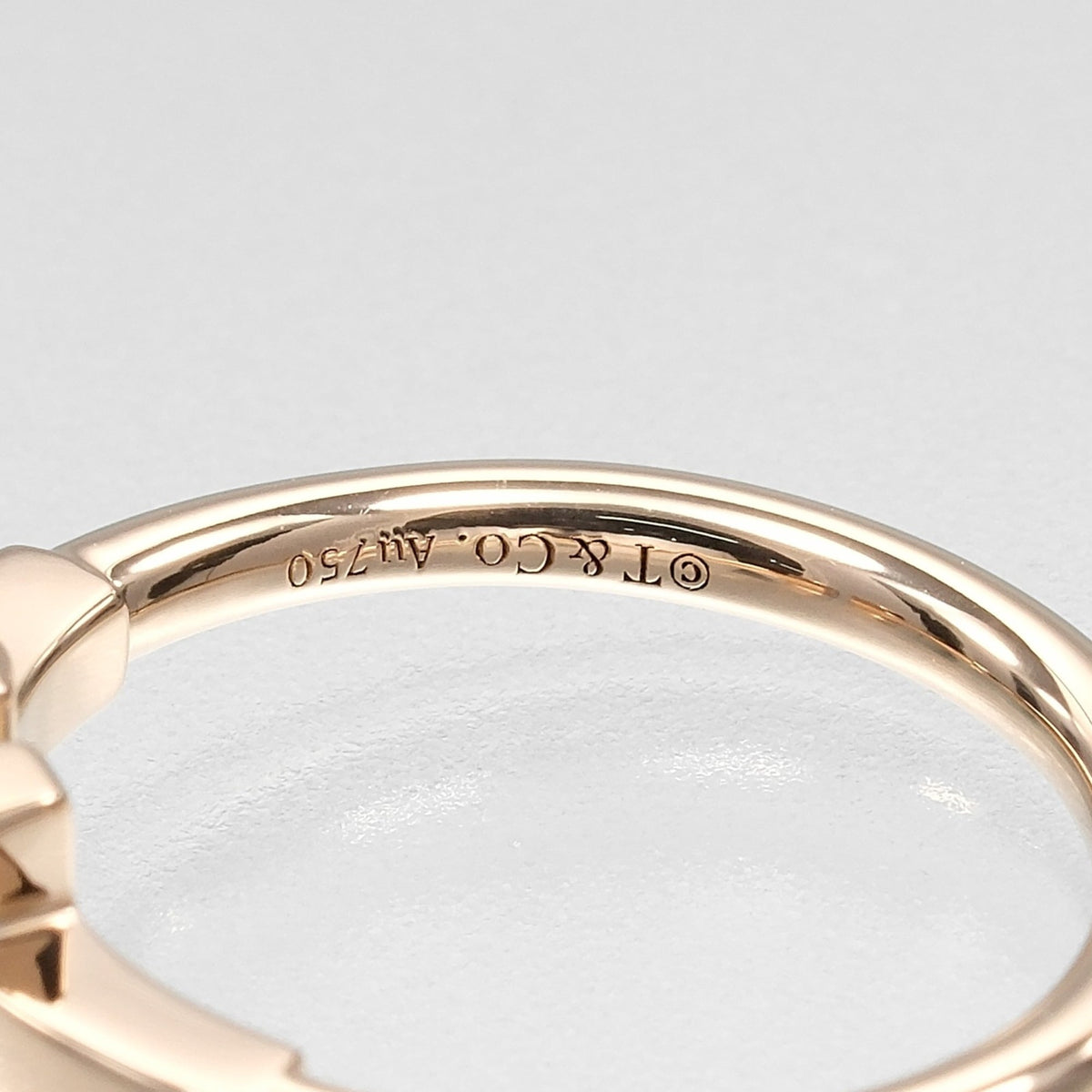 Tiffany Pink Gold Pink Gold (18K) Band Ring (Pre-Owned)