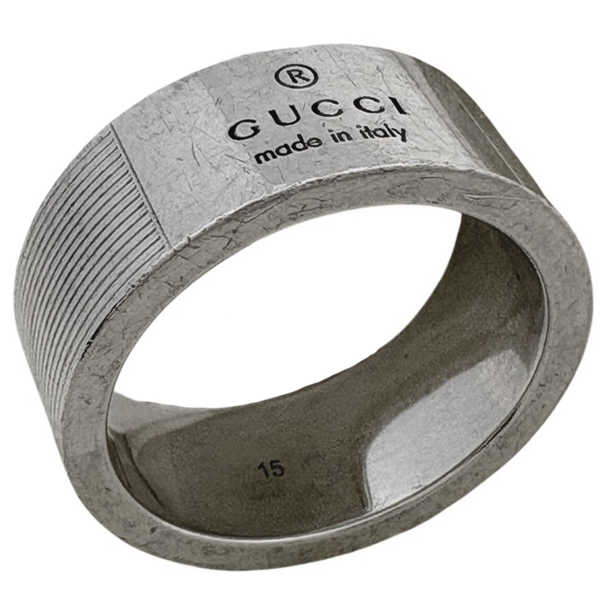 Gucci Silver Silver 925 Band Ring (Pre-Owned)