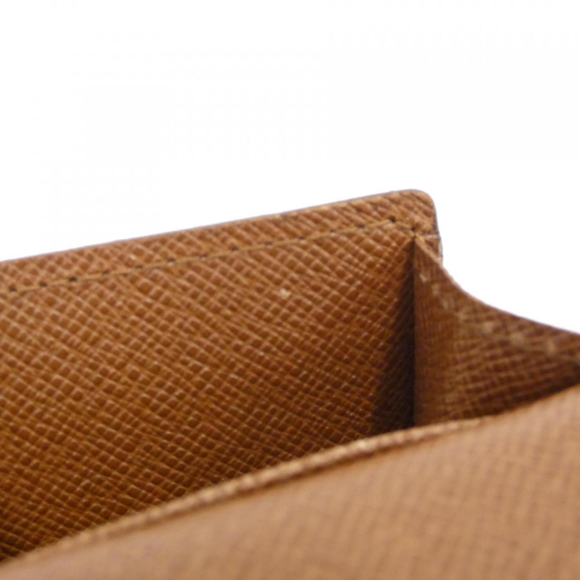 Louis Vuitton Brown Coated Canvas Long Bill Wallet (Bi-Fold) (Pre-Owned)