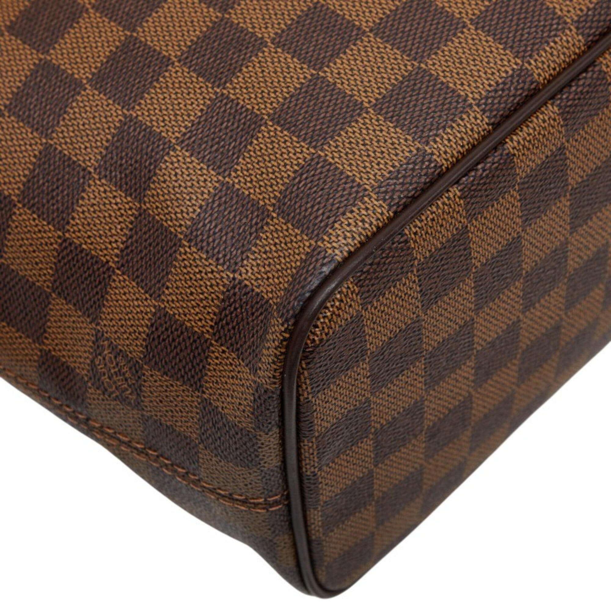 Louis Vuitton Brown Pvc Leather Tote Bag (Pre-Owned)
