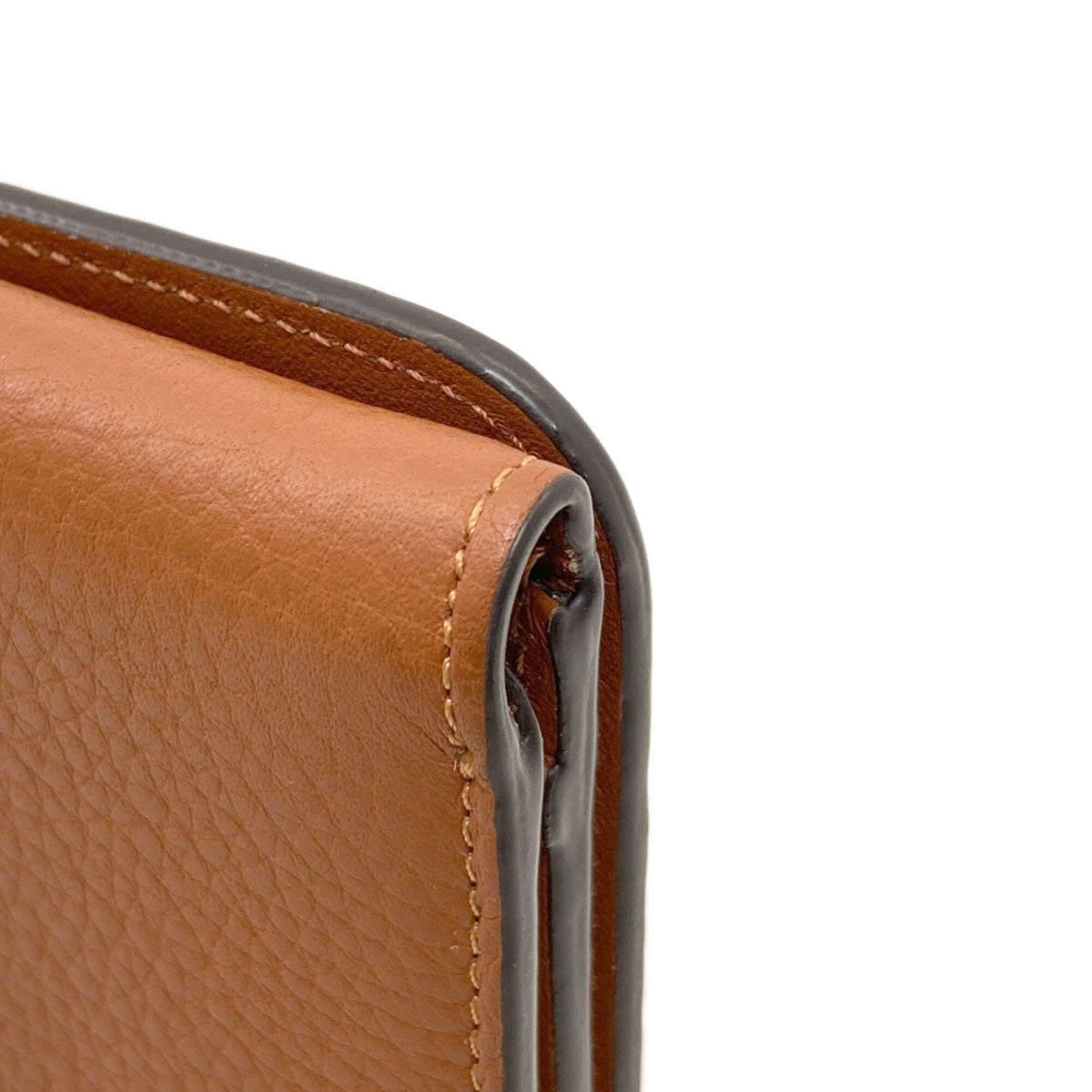 Chloé Brown Leather Long Wallet (Bi-Fold) (Pre-Owned)