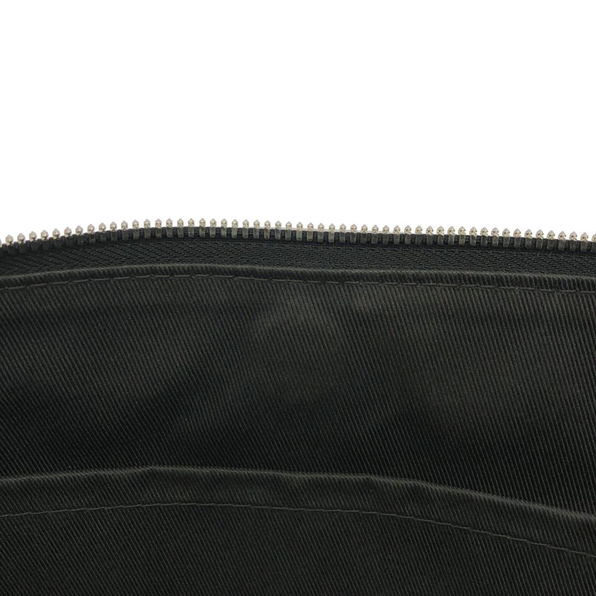 Louis Vuitton Black Leather Briefcase Handbag (Pre-Owned)