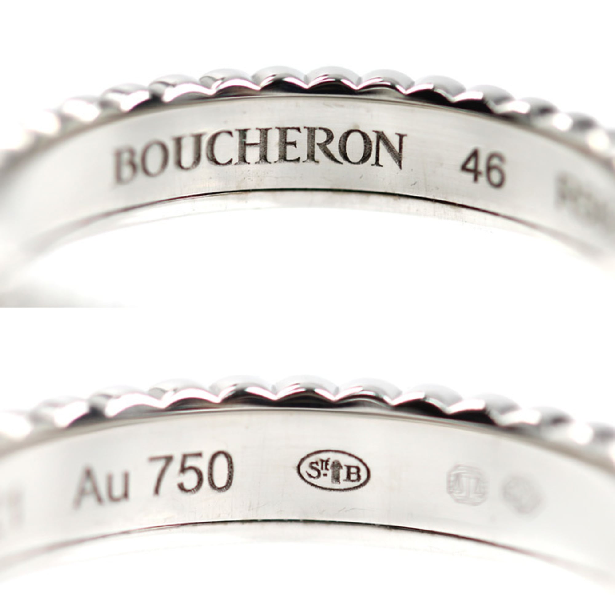 Boucheron White Gold (18K) Band Ring (Pre-Owned)