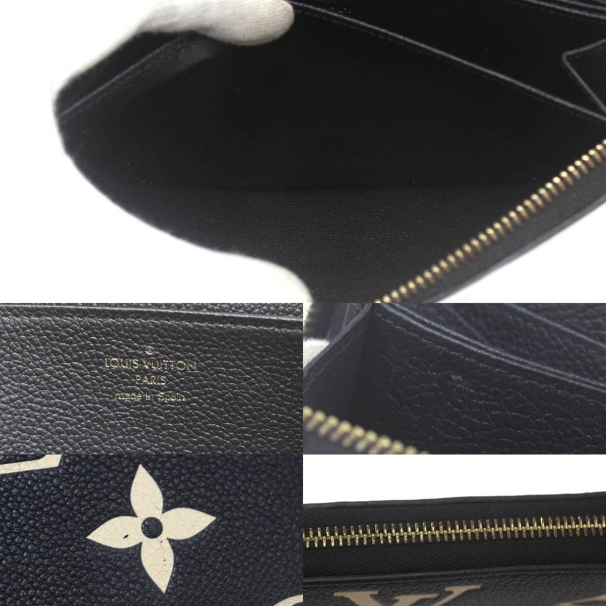 Louis Vuitton Monogram Empreinte Black Monogram Empreinte Long Wallet (Bi-Fold) (Pre-Owned)
