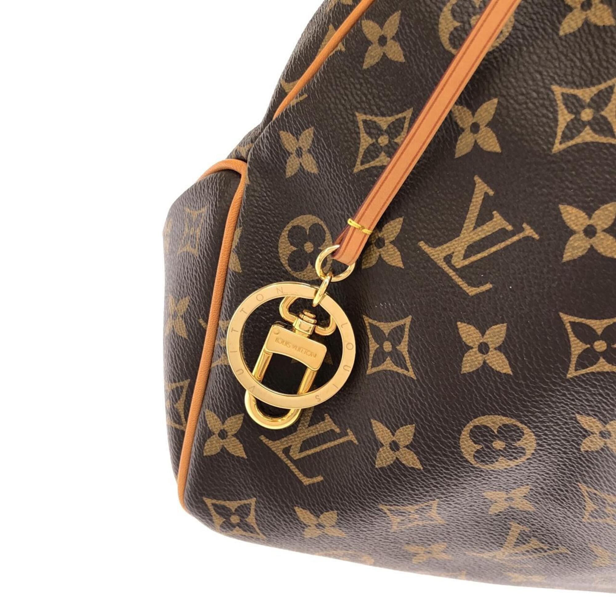 Louis Vuitton Marron Pivoine Coated Canvas Shoulder Bag (Pre-Owned)