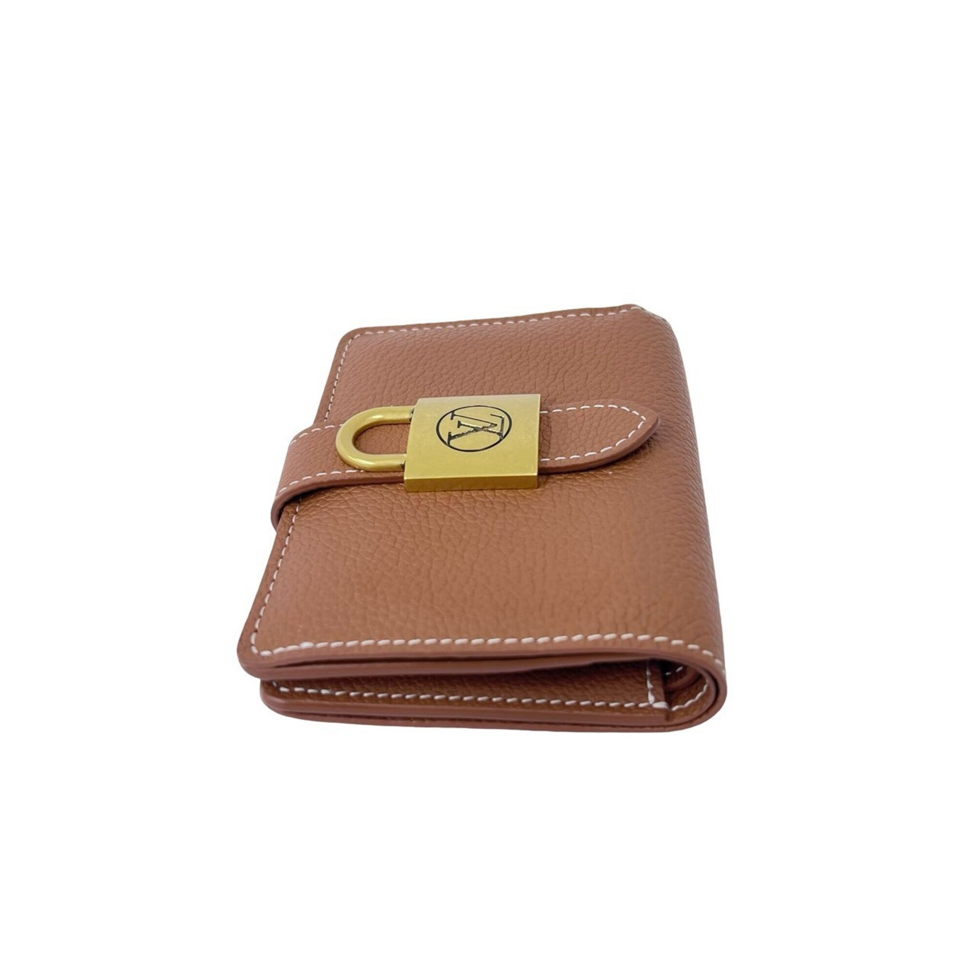Louis Vuitton Brown Leather Wallet (Bi-Fold) (Pre-Owned)