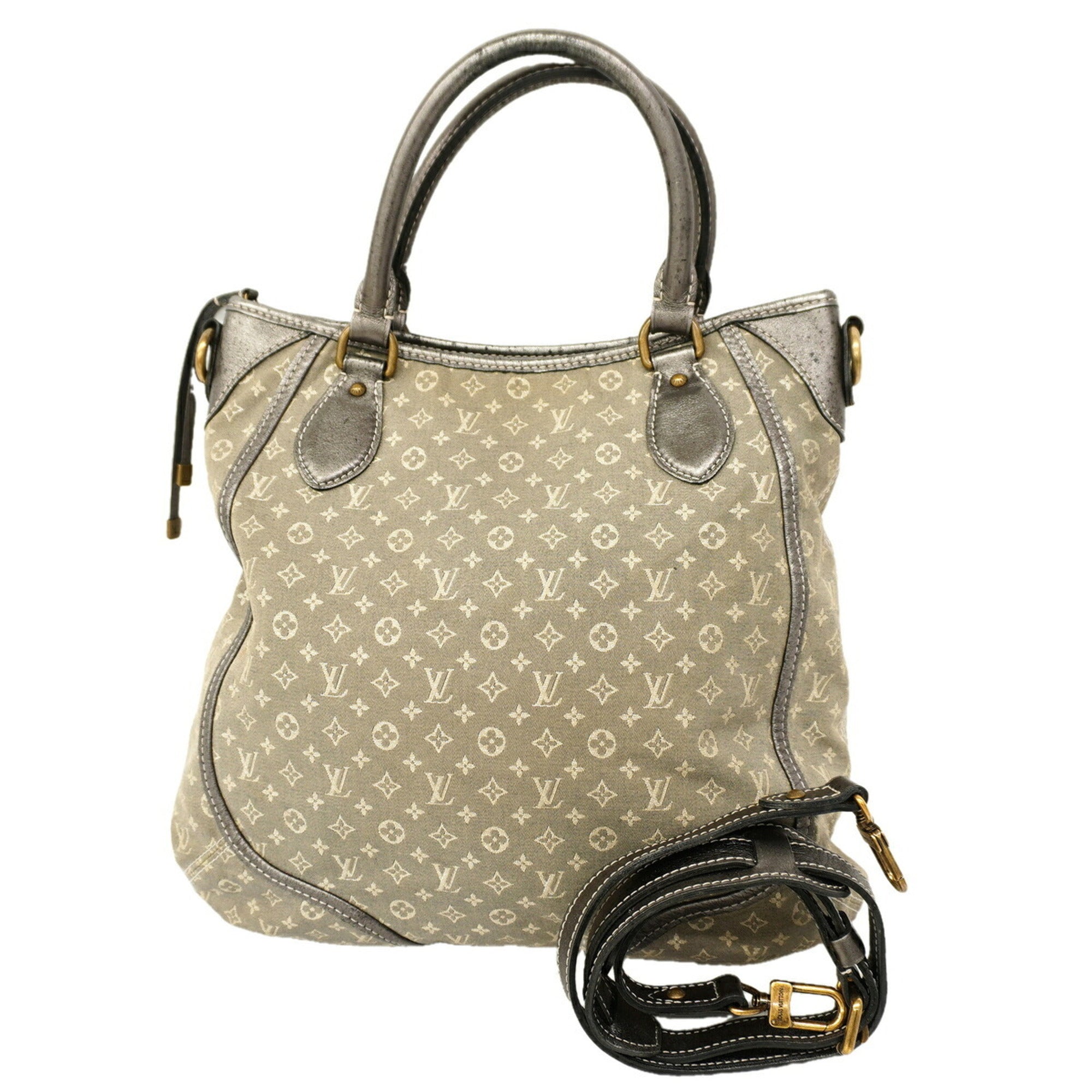 Louis Vuitton Gray Handbag (Pre-Owned)