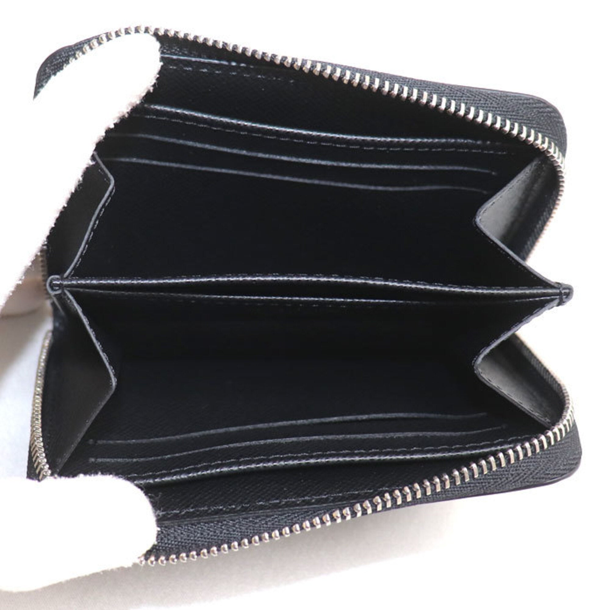 Louis Vuitton Noir Epi Leather Coin Purse/Coin Case (Pre-Owned)