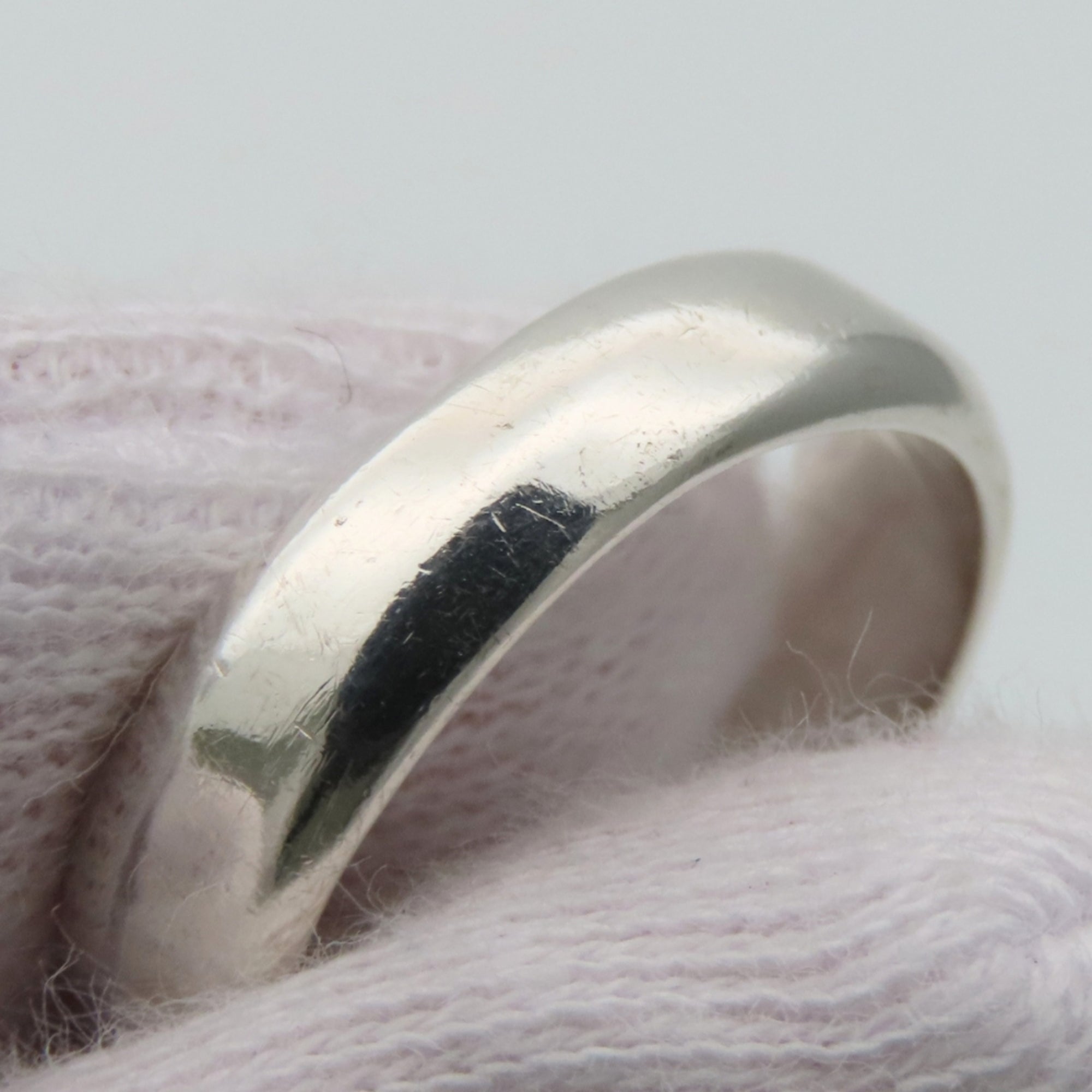 Tiffany Silver Silver 925 Band Ring (Pre-Owned)