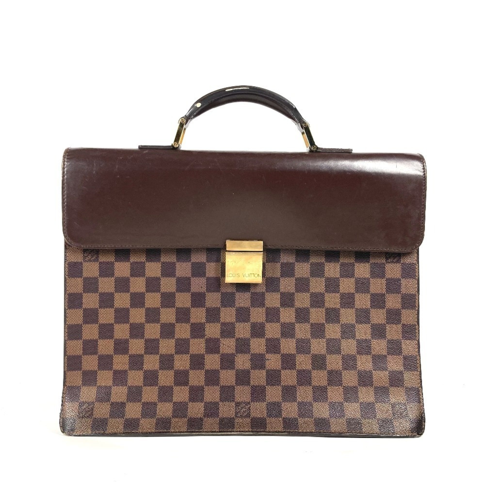 Louis Vuitton Brown Ebene Damier Canvas Briefcase (Pre-Owned)