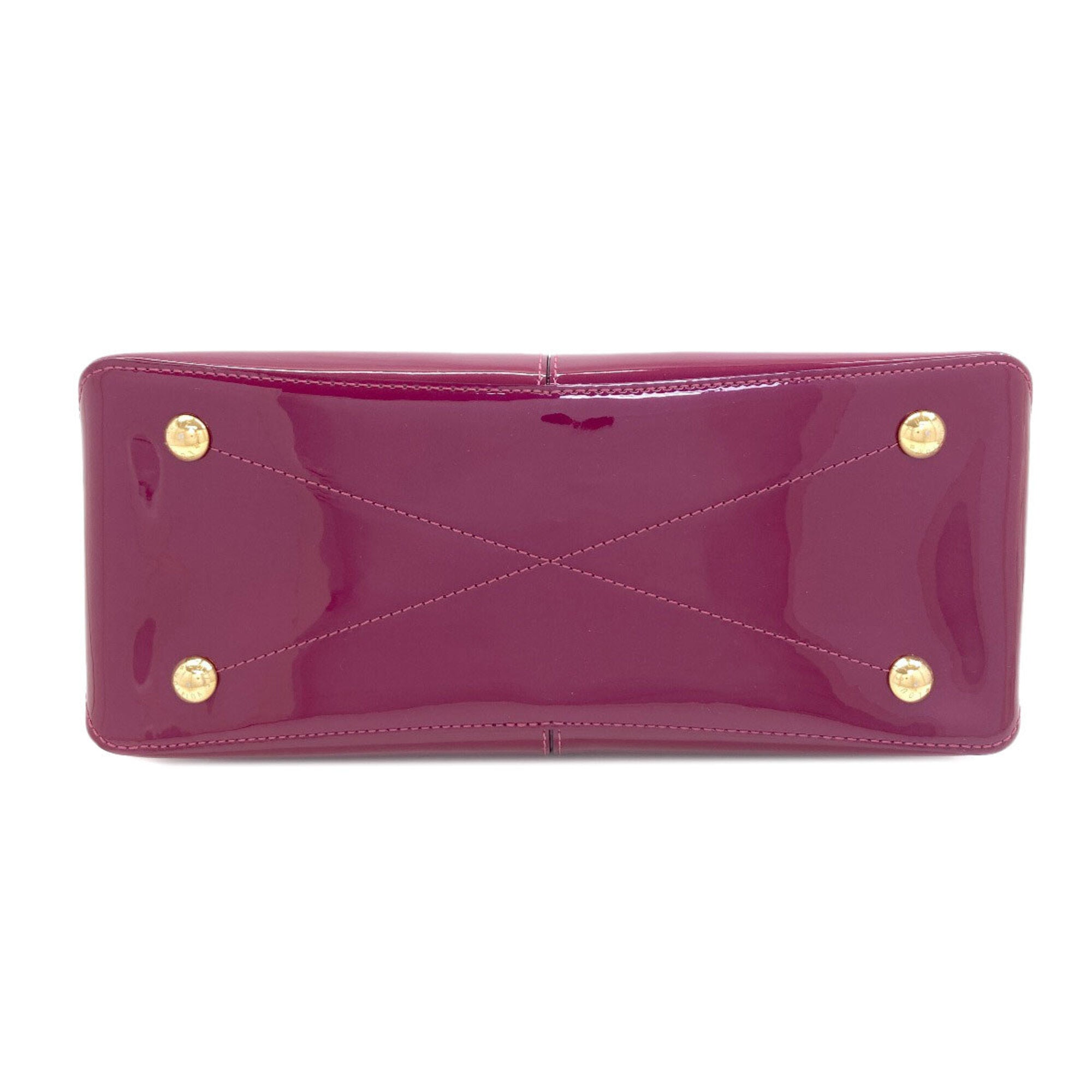 Louis Vuitton Magenta Vernis Handbag (Pre-Owned)