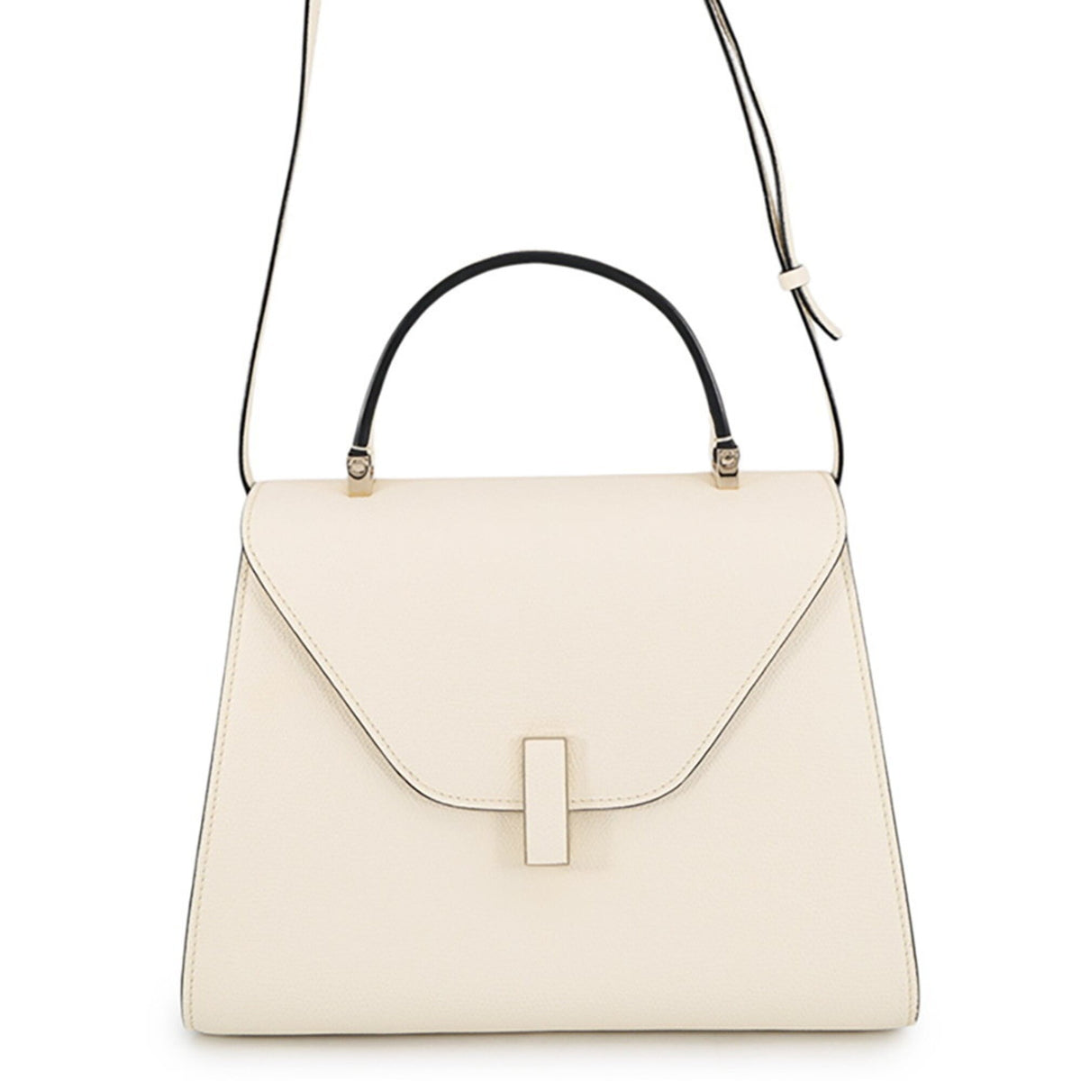 Valextra White Leather Handbag (Pre-Owned)