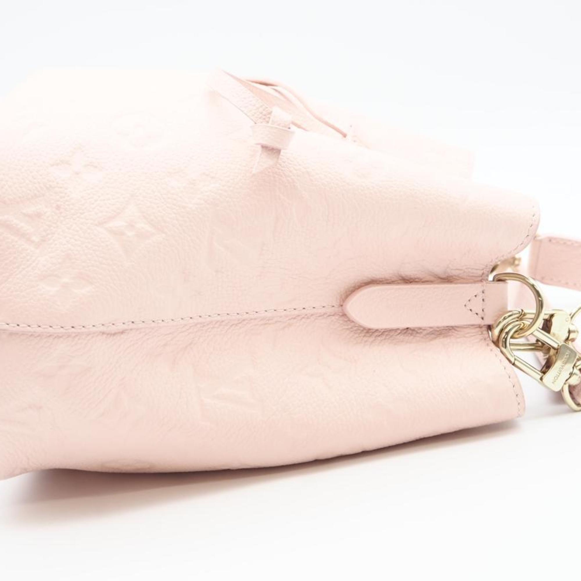 Louis Vuitton Opal Pink Leather Shoulder Bag (Pre-Owned)