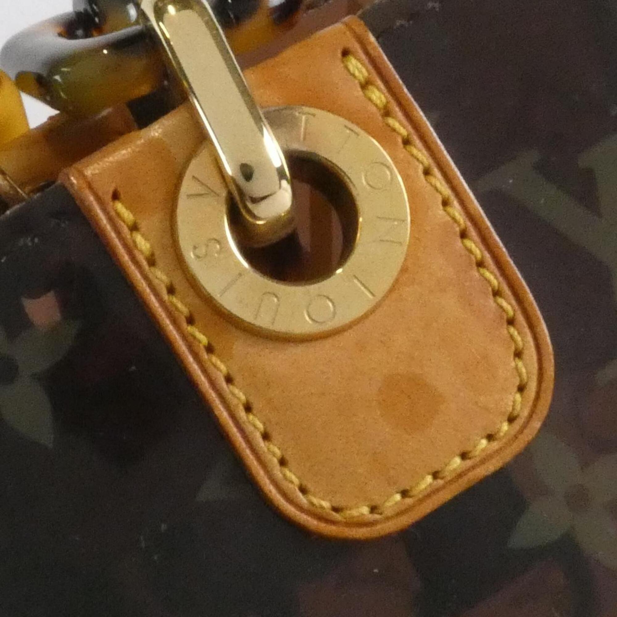 Louis Vuitton Brown Pvc Plastic Handbag (Pre-Owned)