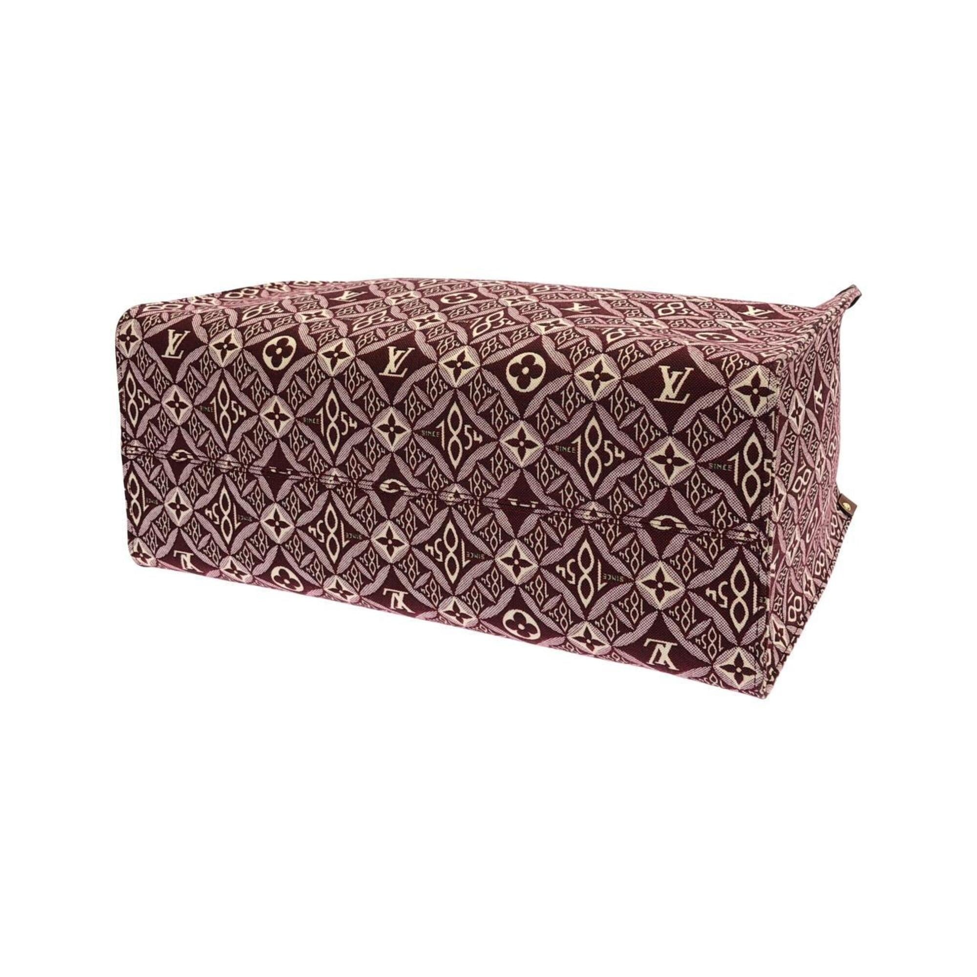 Louis Vuitton Bordeaux Jacquard Handbag (Pre-Owned)