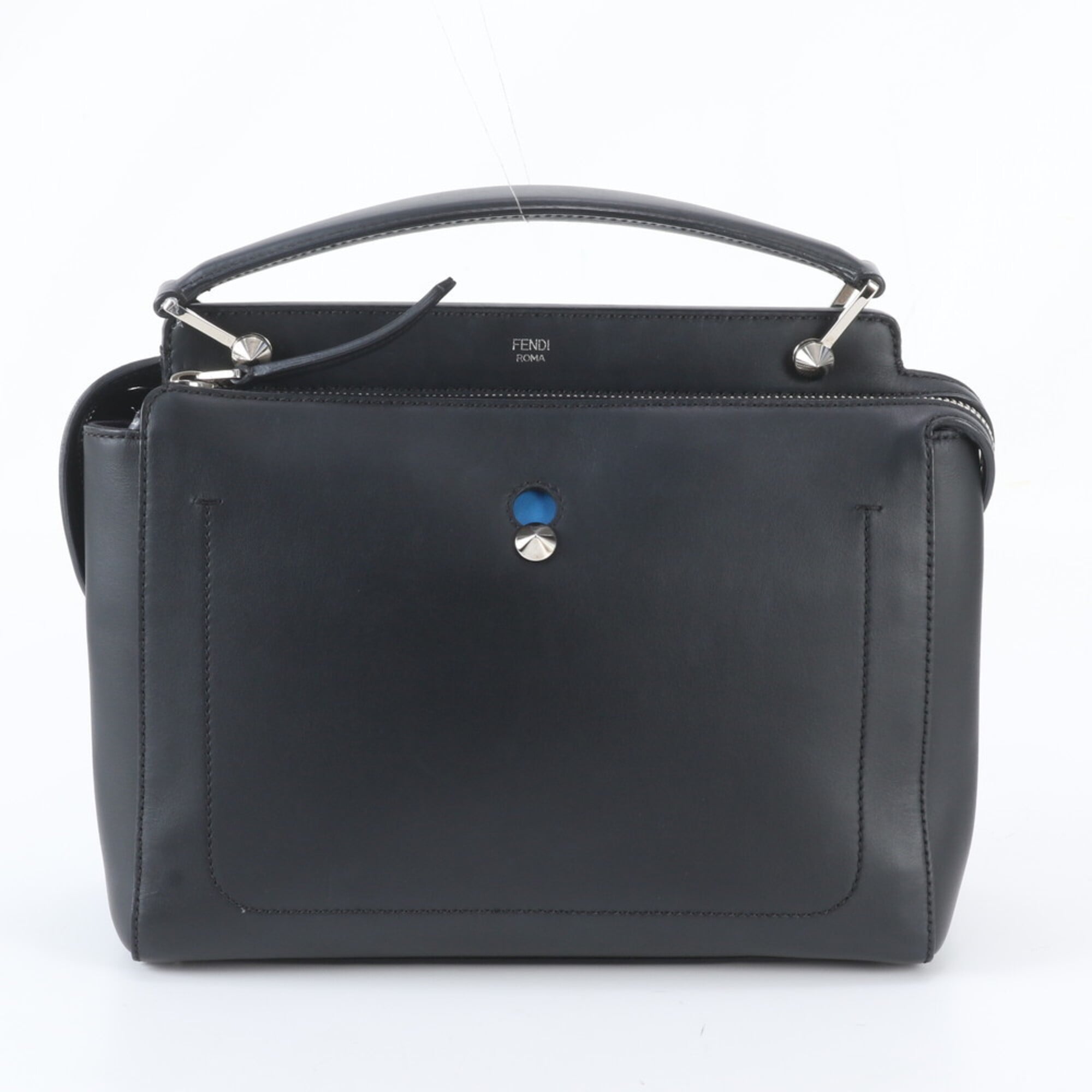 Fendi Black Leather Handbag (Pre-Owned)