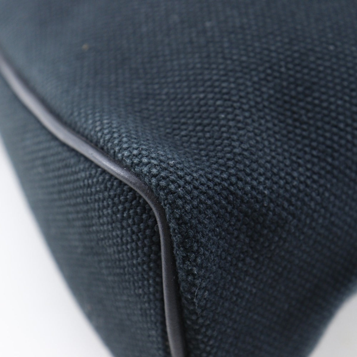 Hermes Black Canvas Pouch (Pre-Owned)