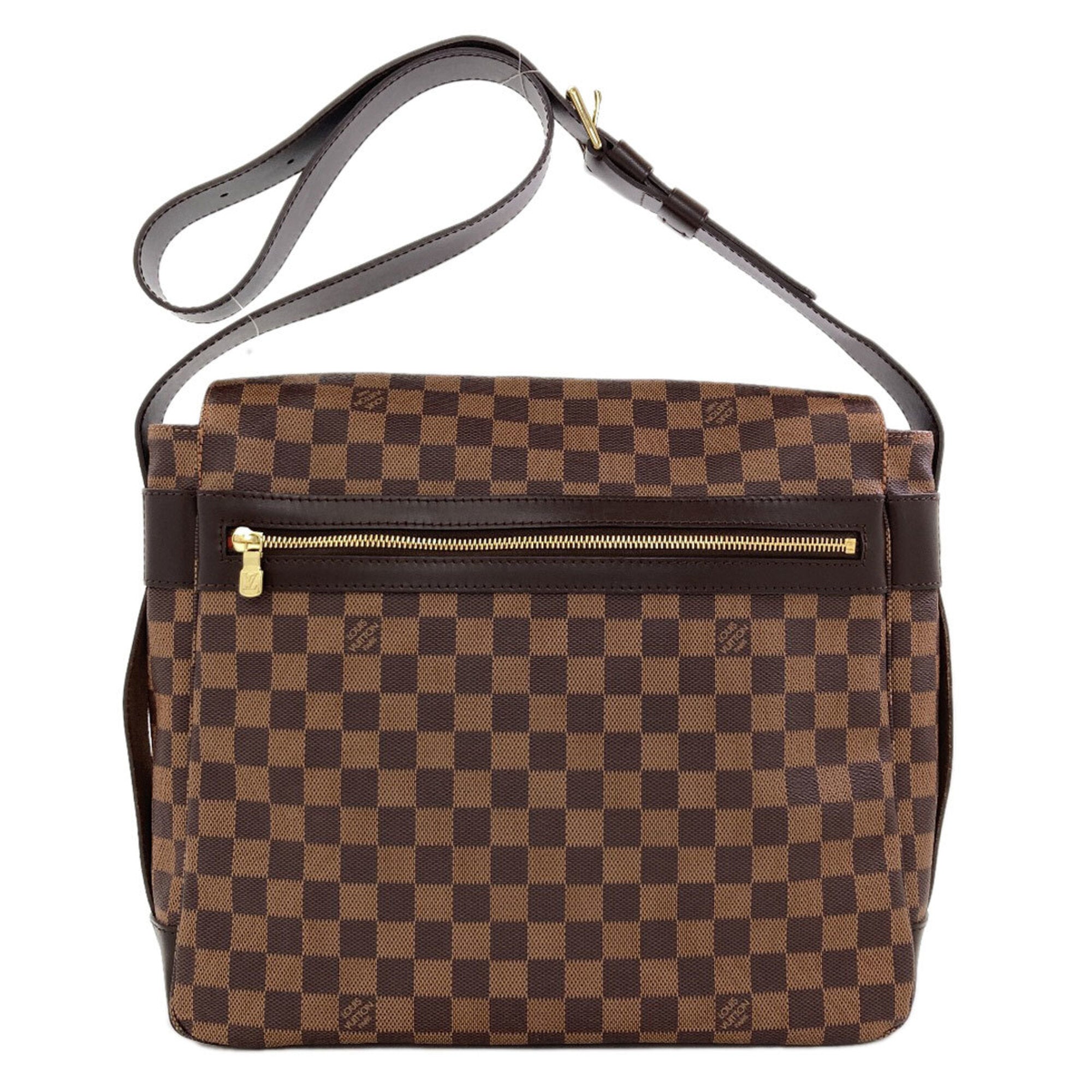 Louis Vuitton Damier Damier Canvas Ebene Damier Canvas Shoulder Bag (Pre-Owned)