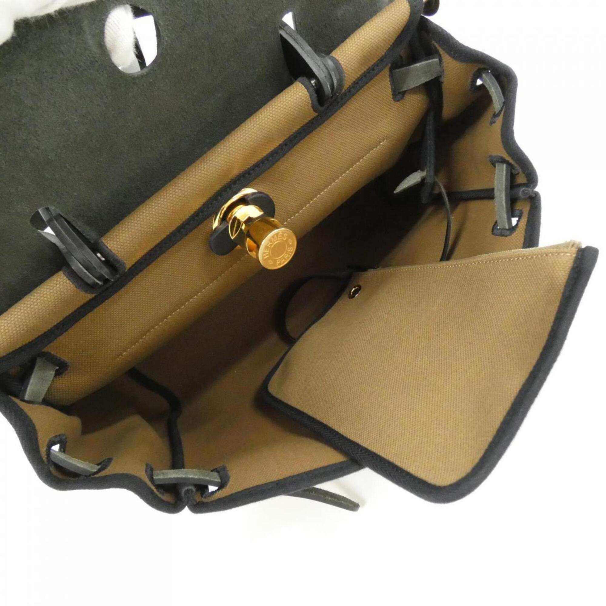 Hermes Alezan Black Handbag Pouch (Pre-Owned)