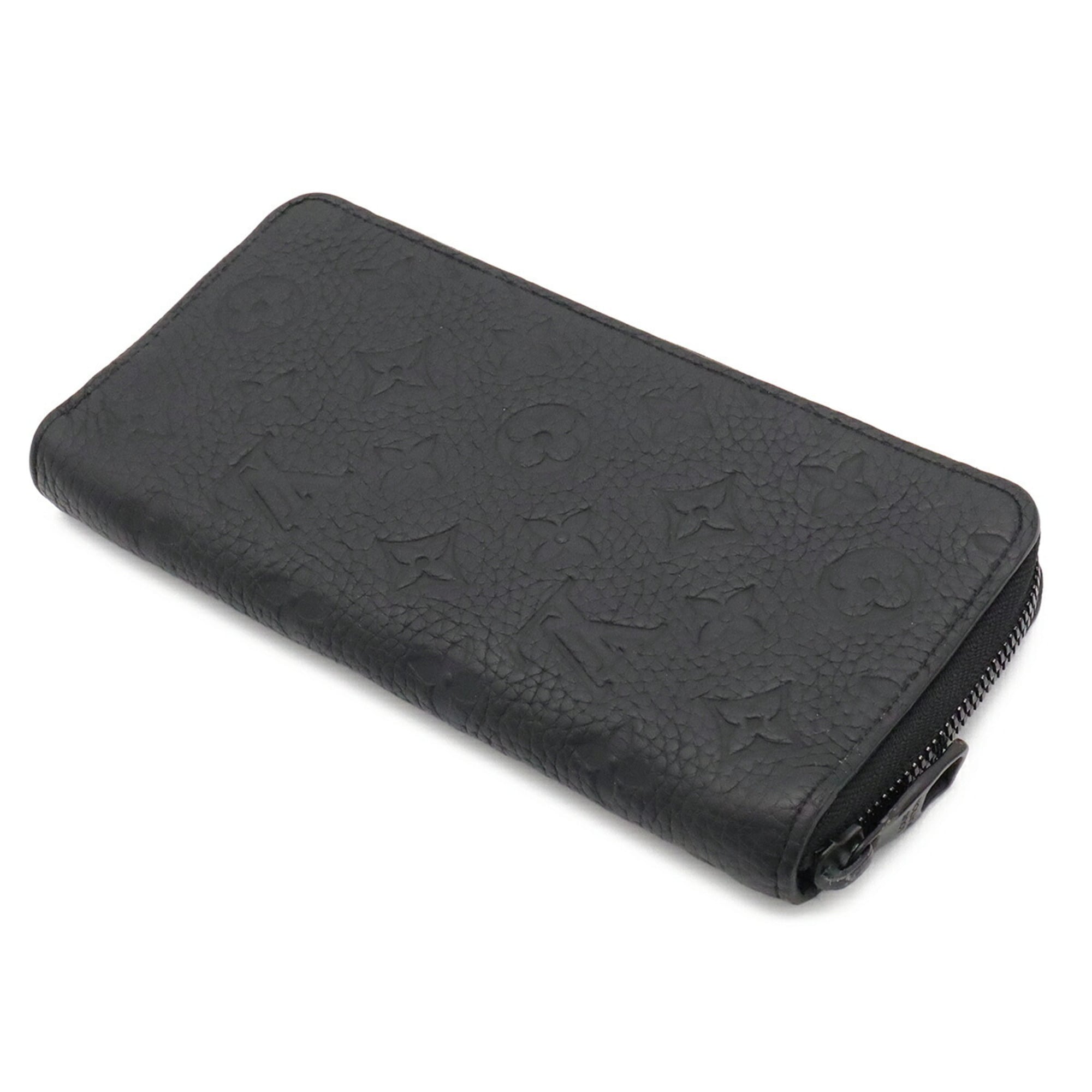 Louis Vuitton Black Noir Leather Coin Purse/Coin Case (Pre-Owned)