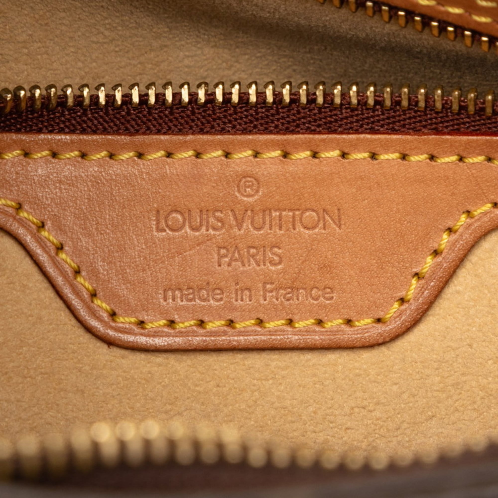 Louis Vuitton Monogram Brown Pvc Leather Handbag Shoulder Bag (Pre-Owned)