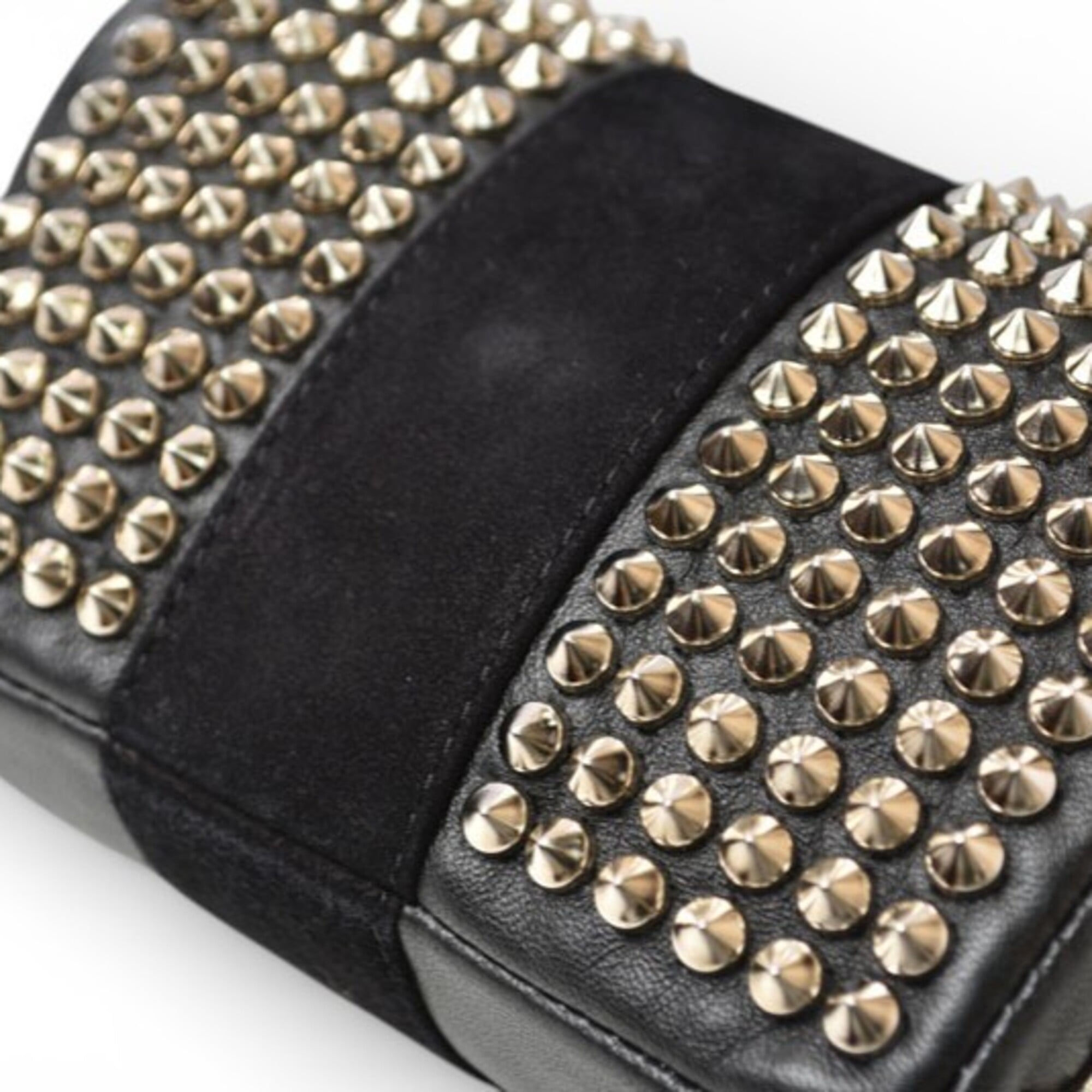 Christian Louboutin Black Leather Shoulder Bag (Pre-Owned)