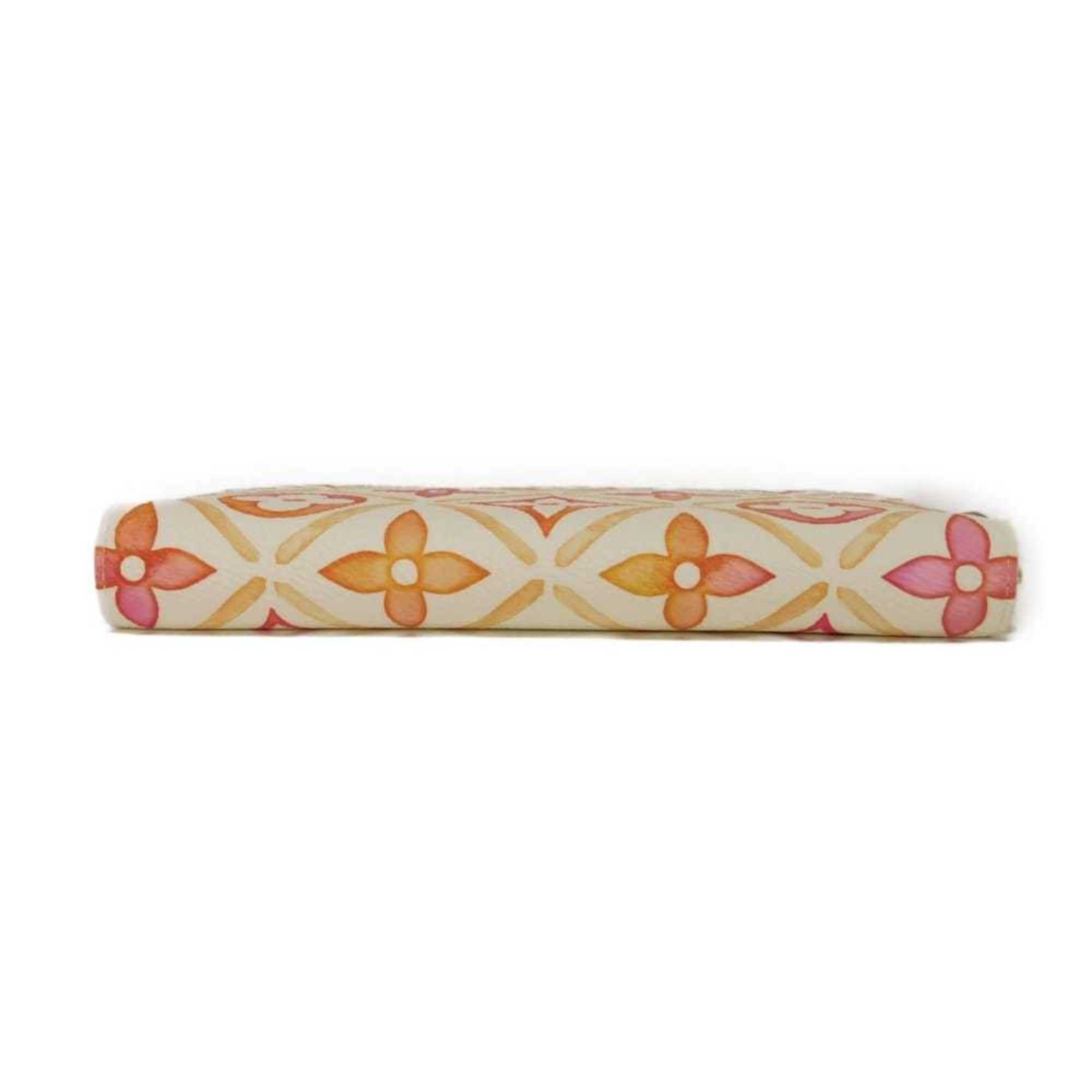 Louis Vuitton Coral Color Monogram Pink White Monogram Long Wallet (Bi-Fold) (Pre-Owned)