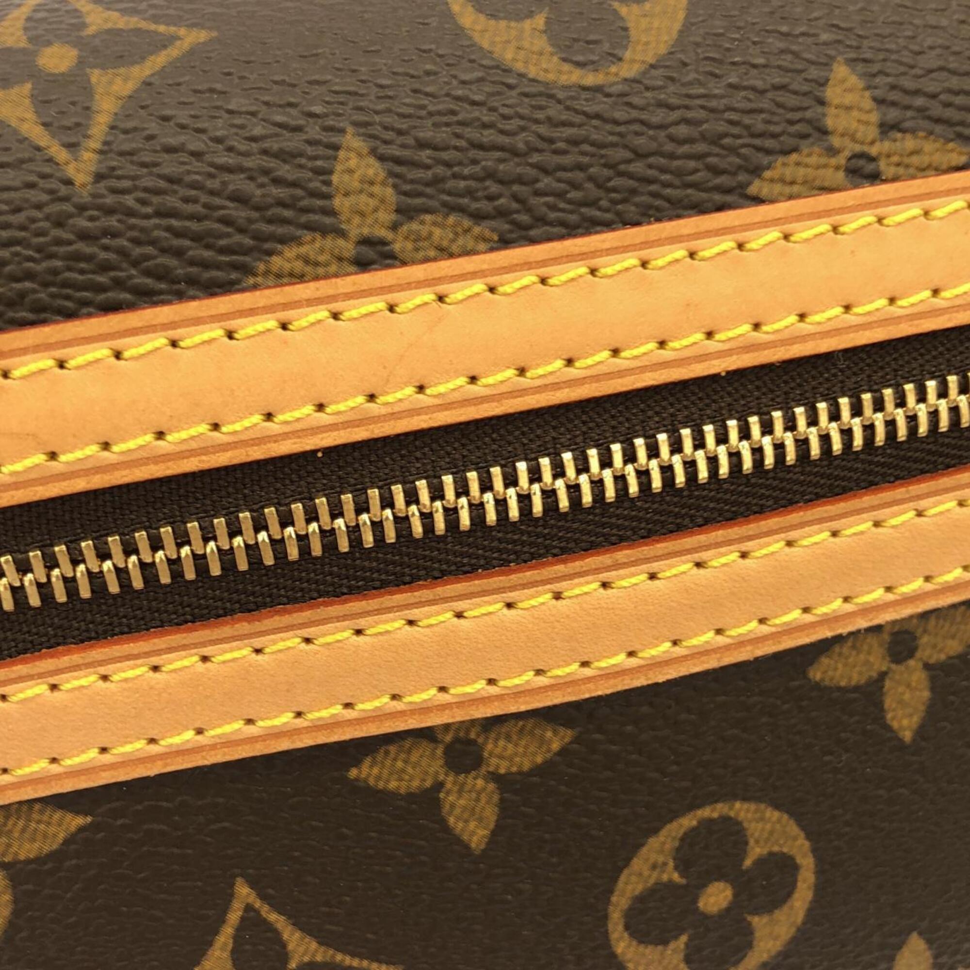 Louis Vuitton Brown Coated Canvas Shoulder Bag (Pre-Owned)