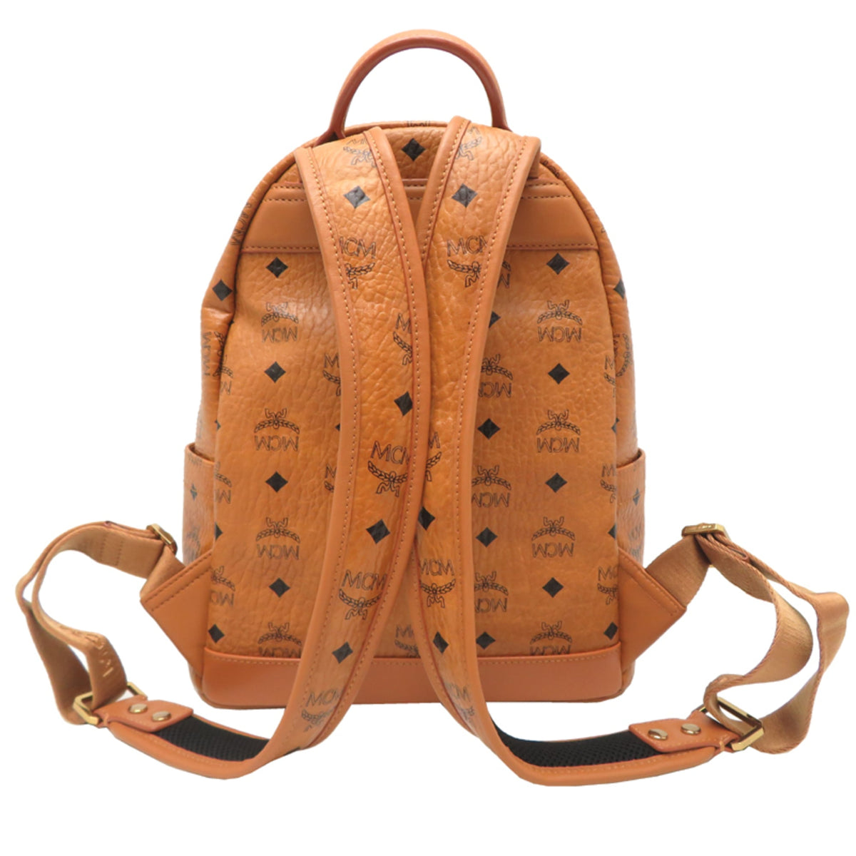 Mcm Brown Pvc Backpack (Pre-Owned)