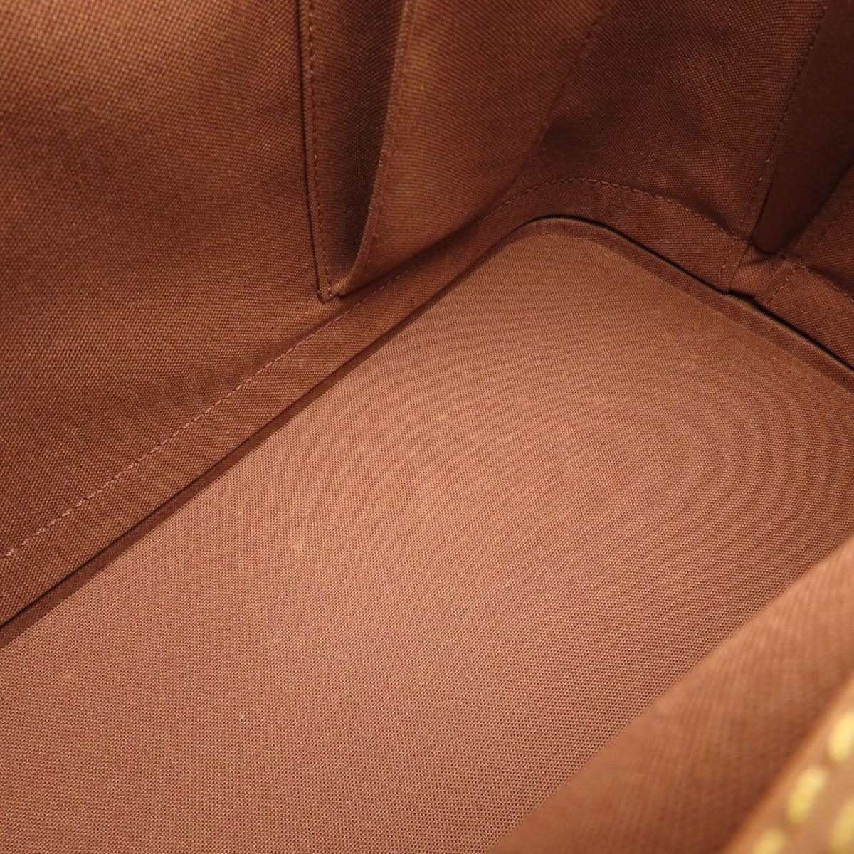 Louis Vuitton Brown Monogram Canvas Handbag (Pre-Owned)