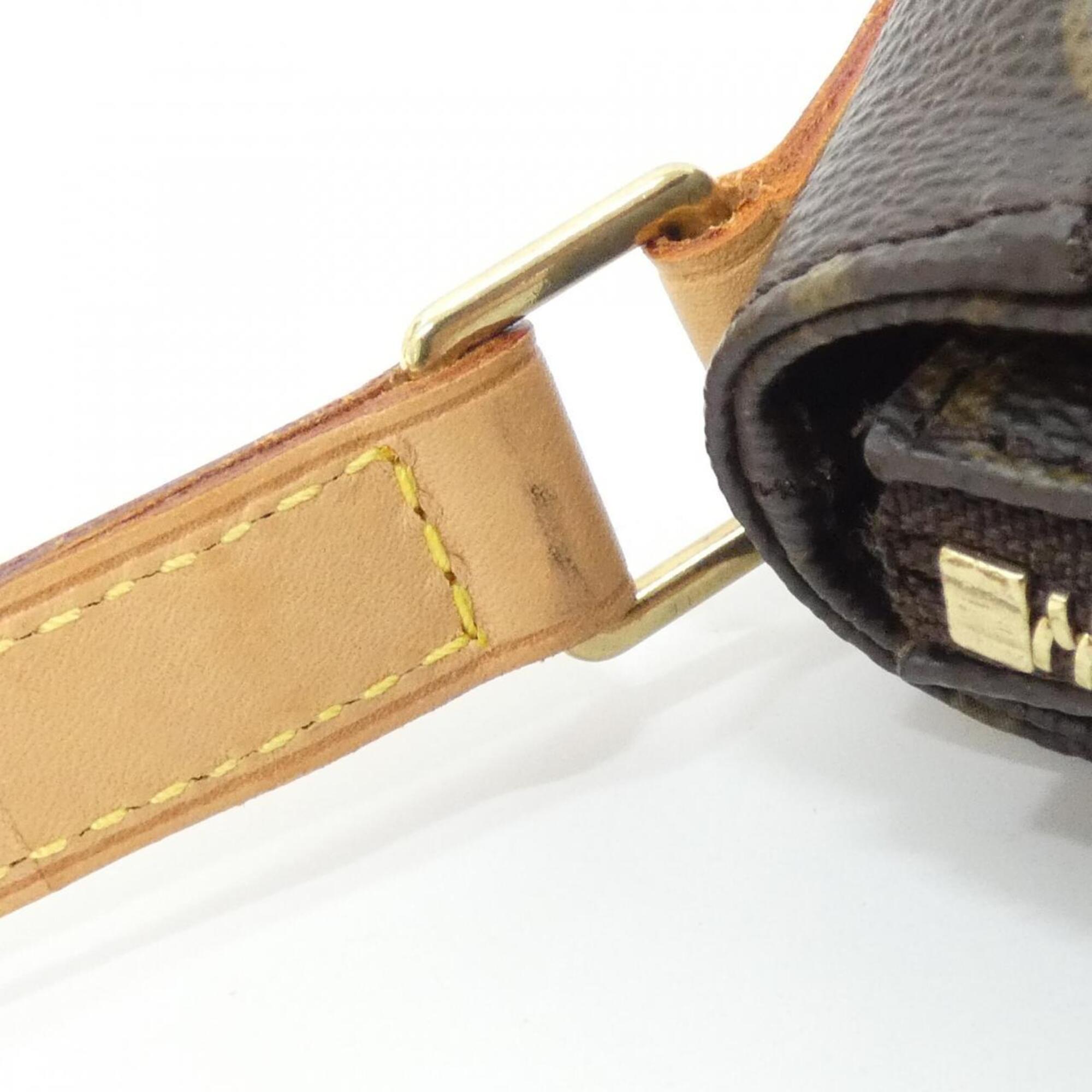 Louis Vuitton Brown Coated Canvas Shoulder Bag (Pre-Owned)