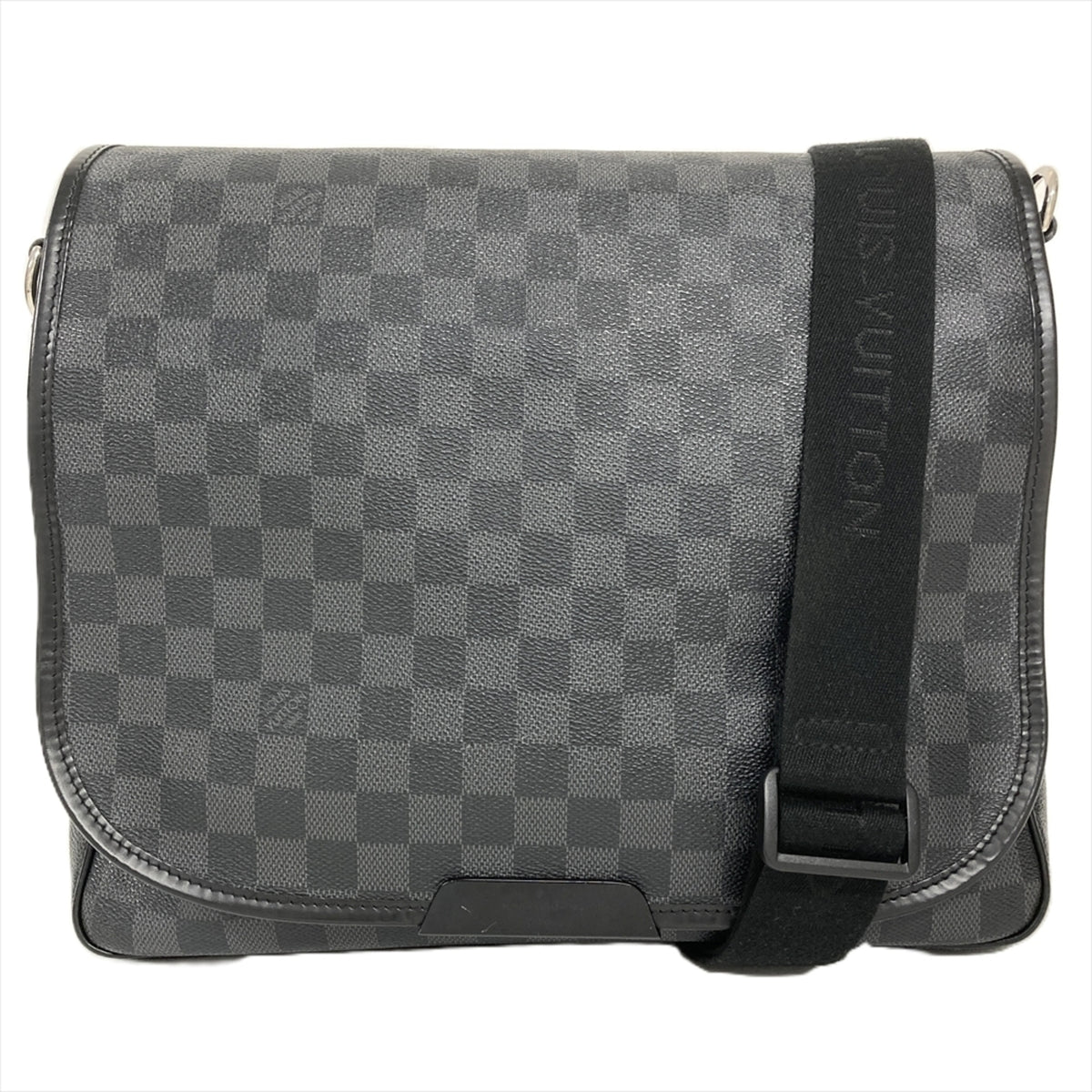 Louis Vuitton Black Damier Graphite Shoulder Bag (Pre-Owned)