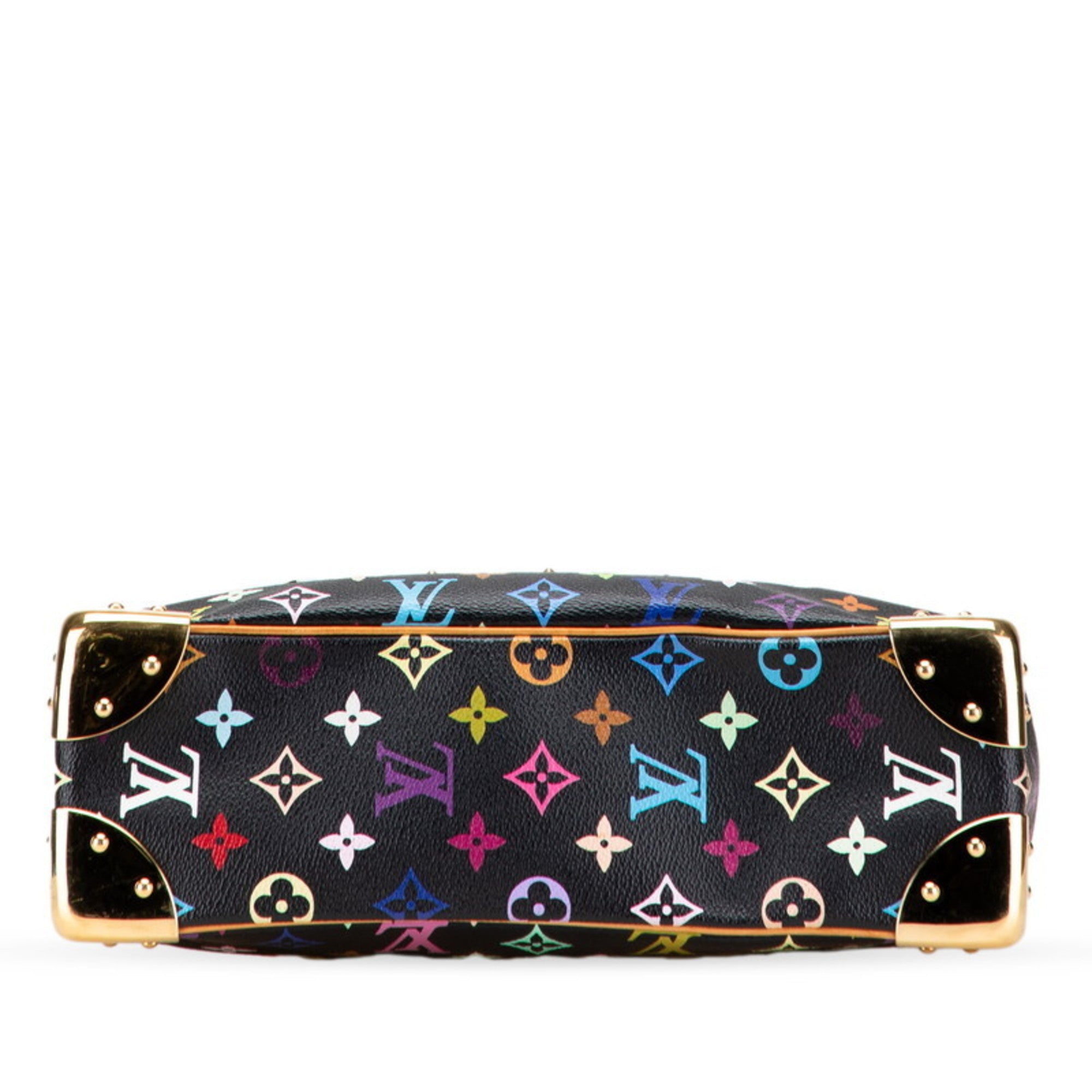 Louis Vuitton Monogram Multicolore Black Noir Pvc Leather Shoulder Bag (Pre-Owned)