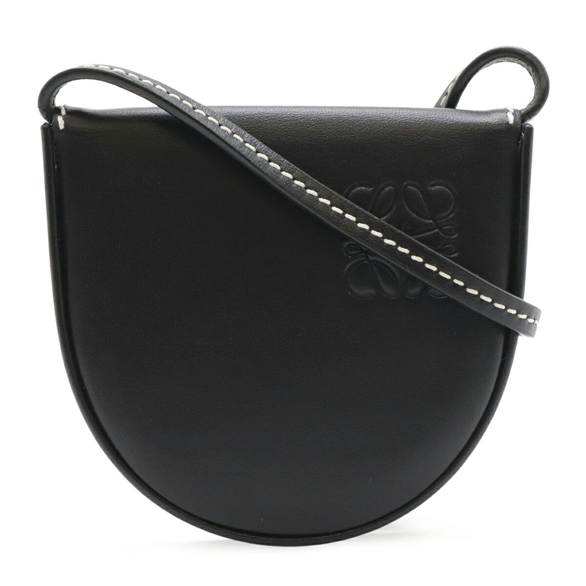 Loewe Black Leather Pochette Shoulder Bag (Pre-Owned)