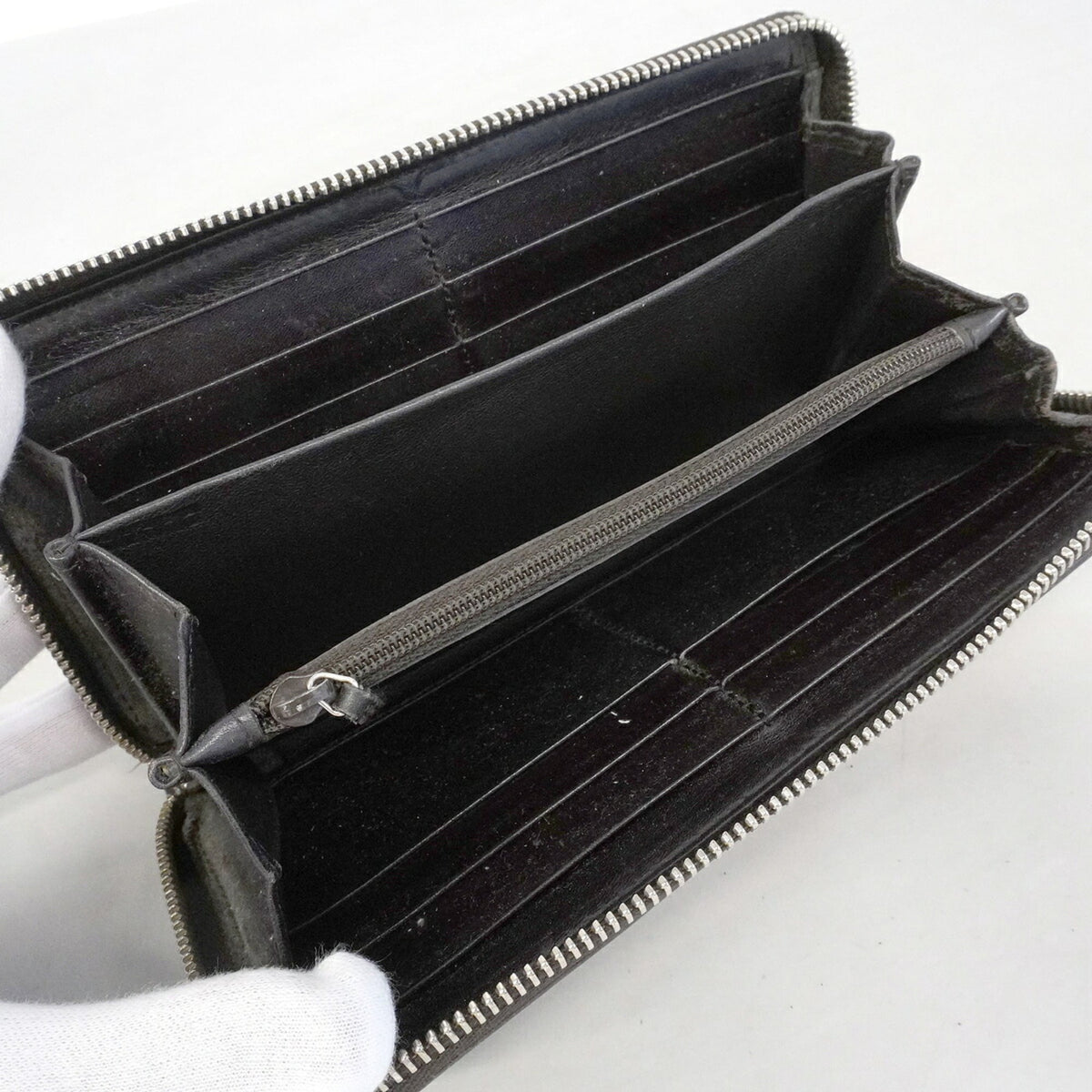 Gucci Brown Canvas Long Wallet (Bi-Fold) (Pre-Owned)