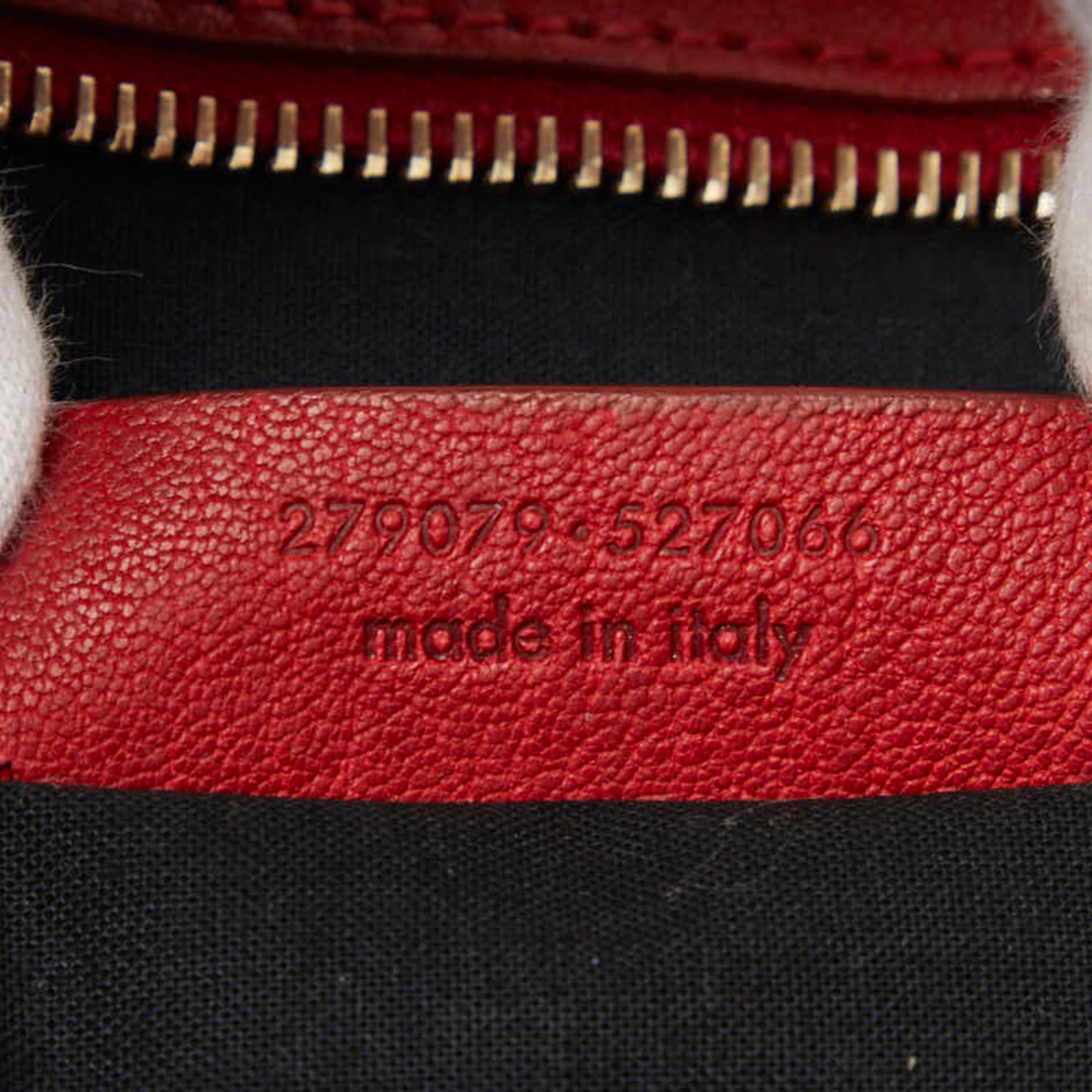 Saint Laurent Red Color Leather Handbag (Pre-Owned)